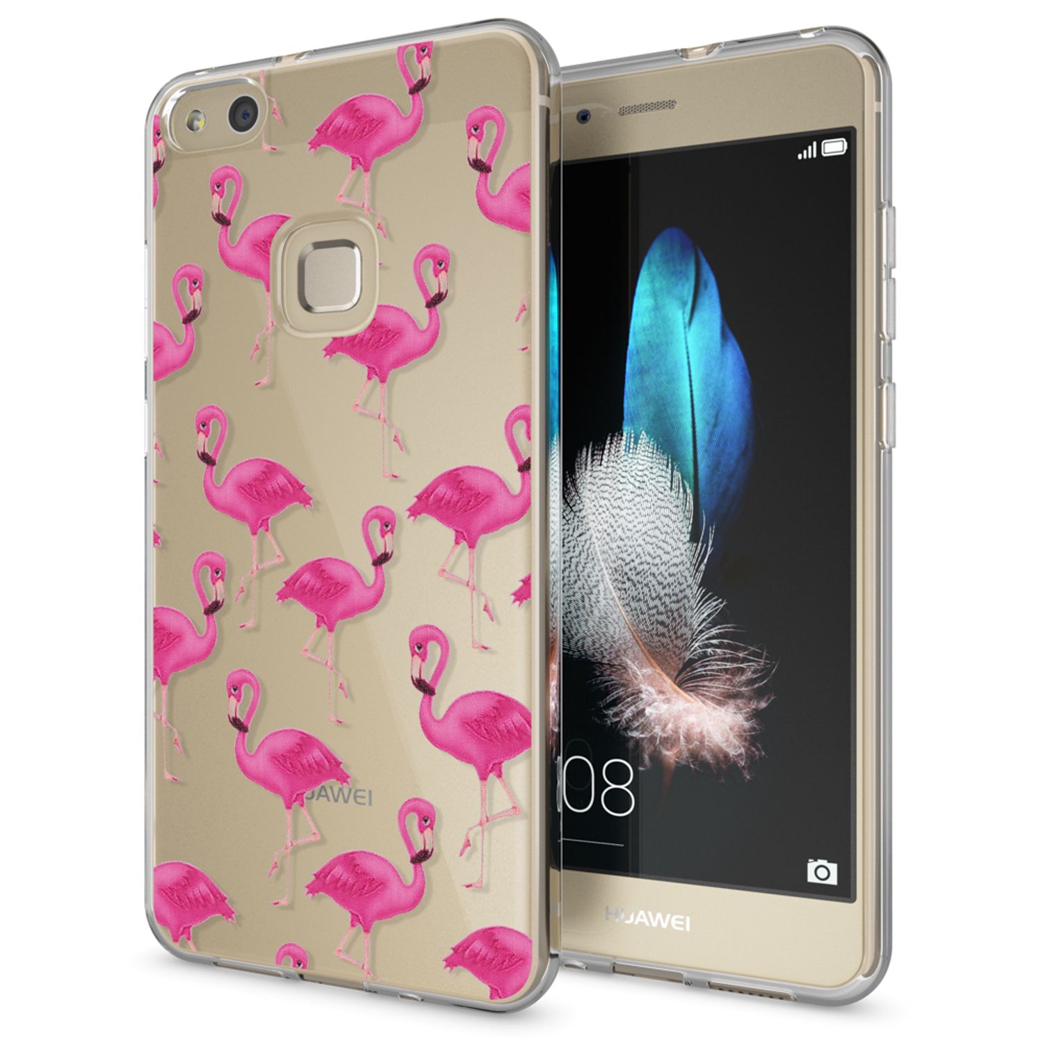 Handyhülle TPU Silikon für Huawei P10 Lite mehrfarbig Motiv | NALIA Berlin