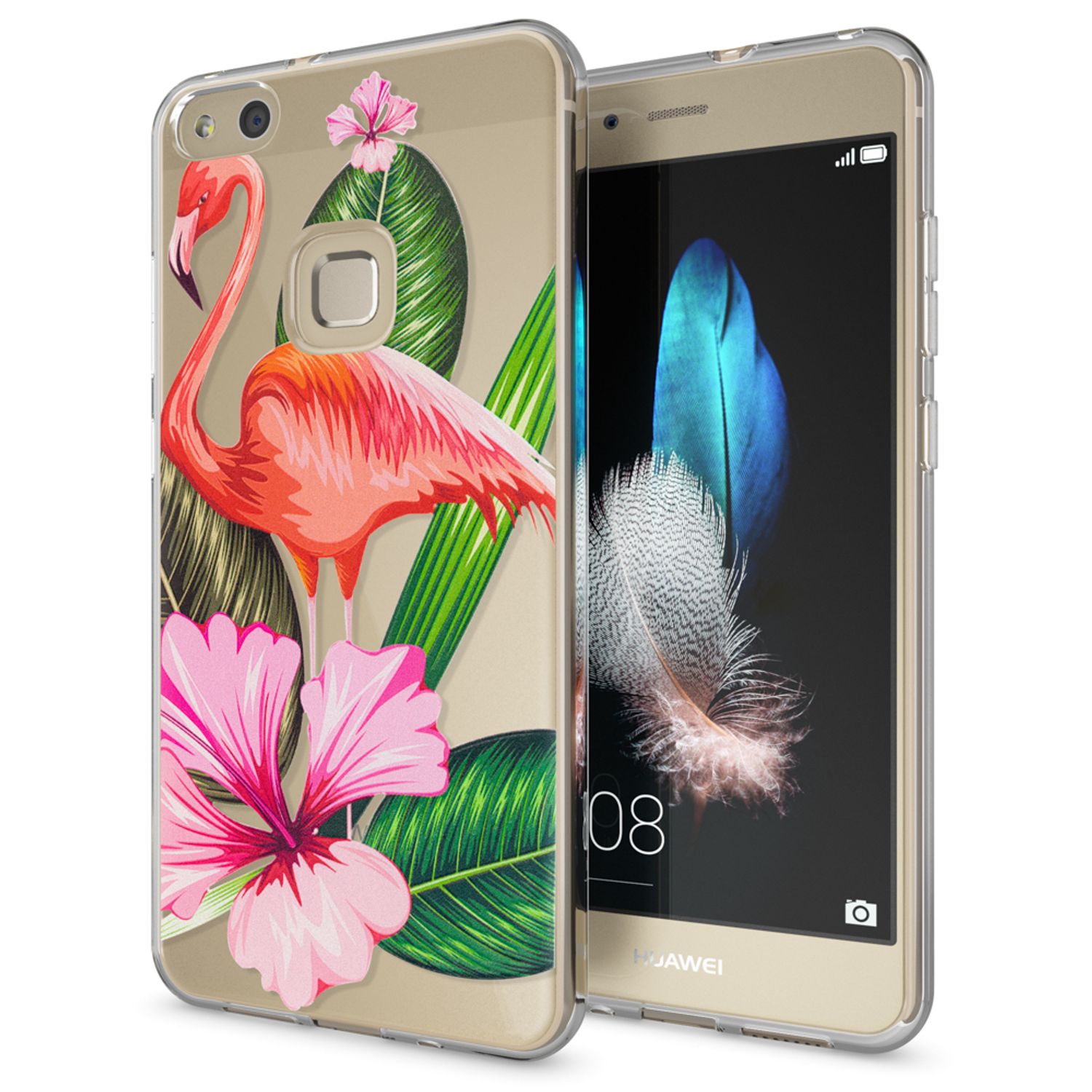 Handyhülle TPU Silikon für Huawei P10 Lite mehrfarbig Motiv | NALIA Berlin