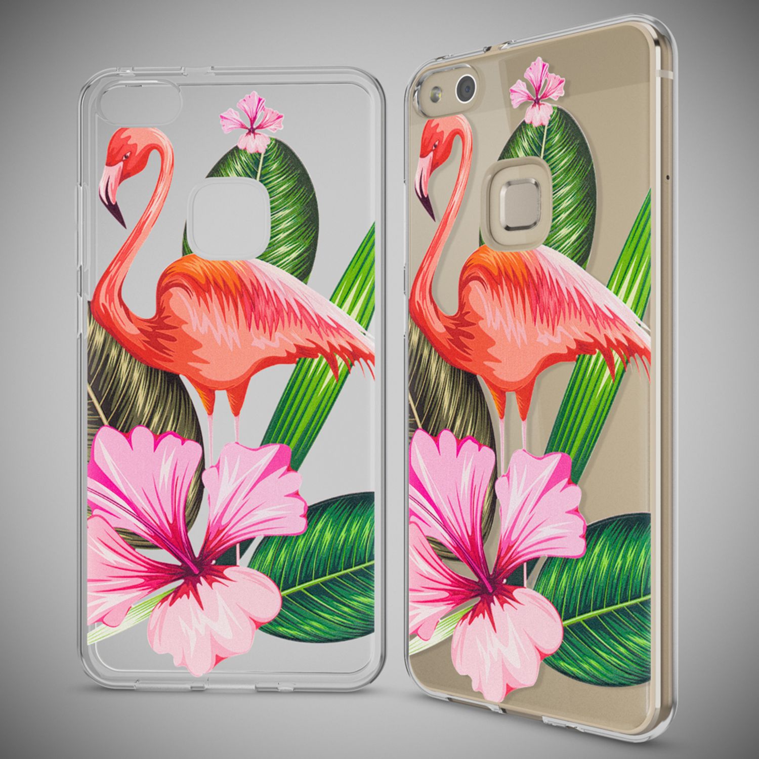 Handyhülle TPU Silikon für Huawei P10 Lite mehrfarbig Motiv | NALIA Berlin
