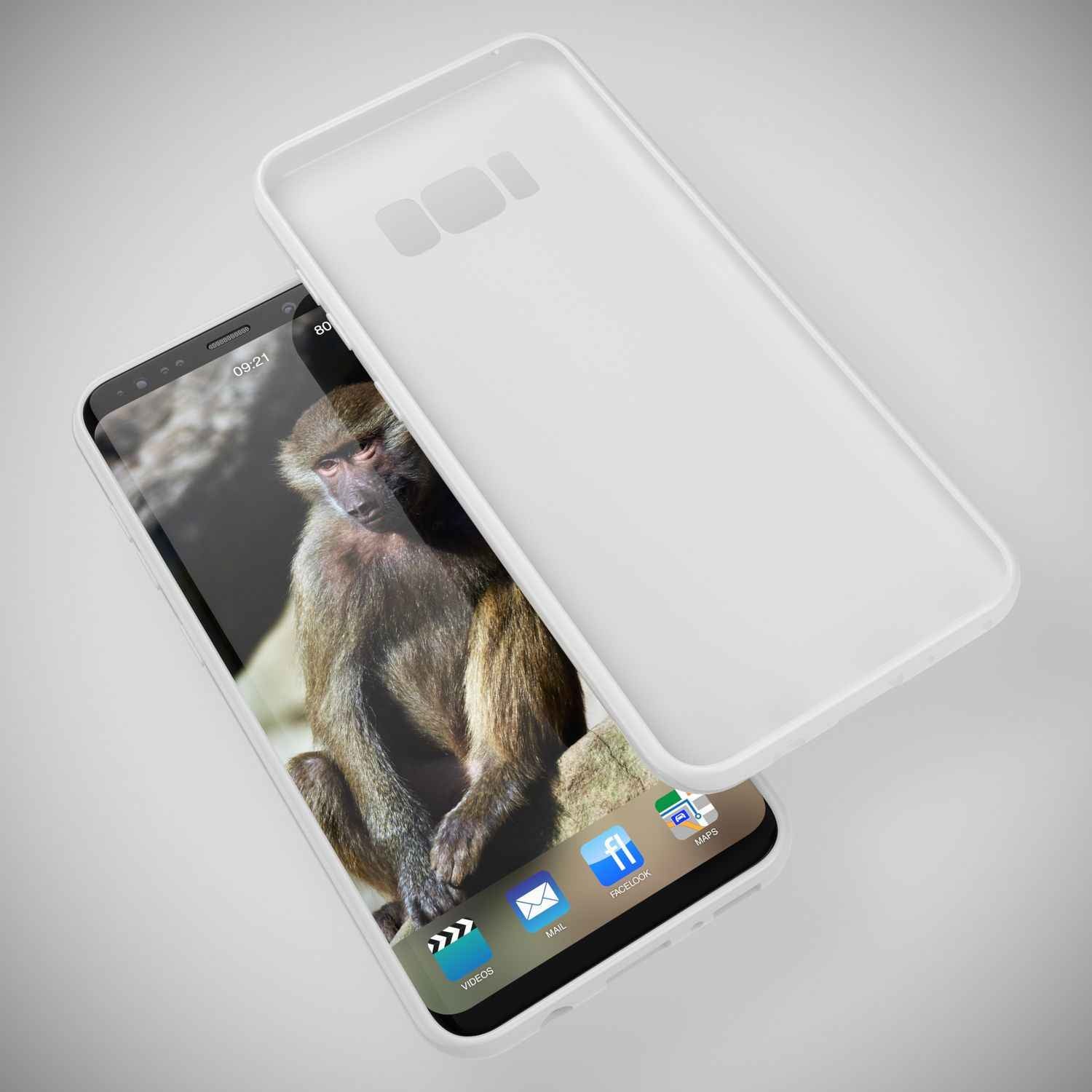 Samsung Galaxy S8 Hülle Handyhülle von NALIA, Slim Silikon Cover TPU Jelly Case