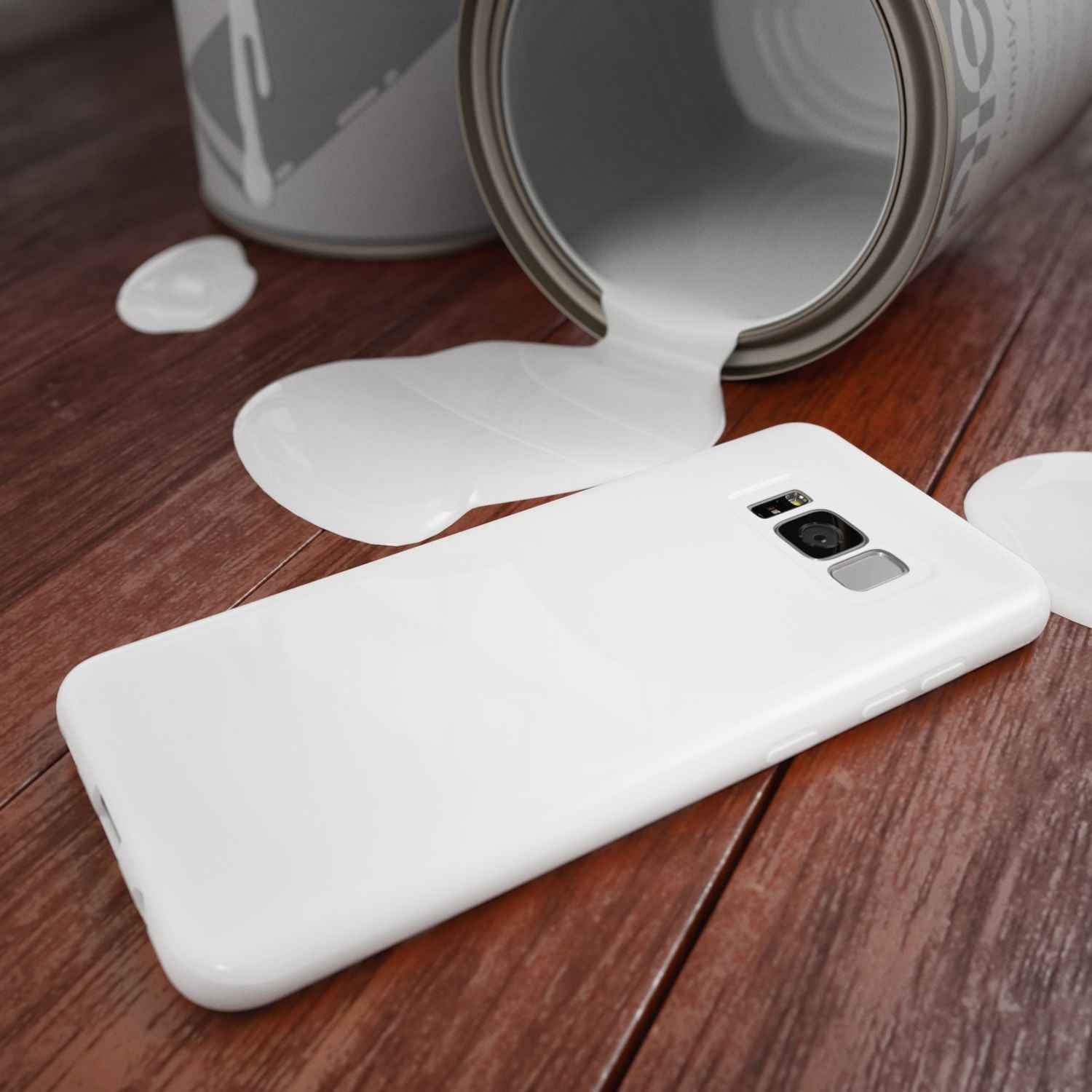 Samsung Galaxy S8 Hülle Handyhülle von NALIA, Slim Silikon Cover TPU Jelly Case