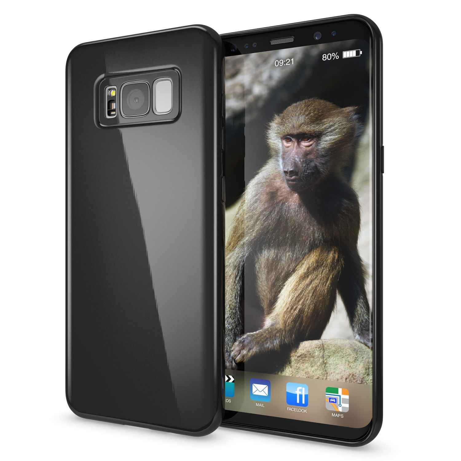 Samsung Galaxy S8 Hülle Handyhülle von NALIA, Slim Silikon Cover TPU Jelly Case