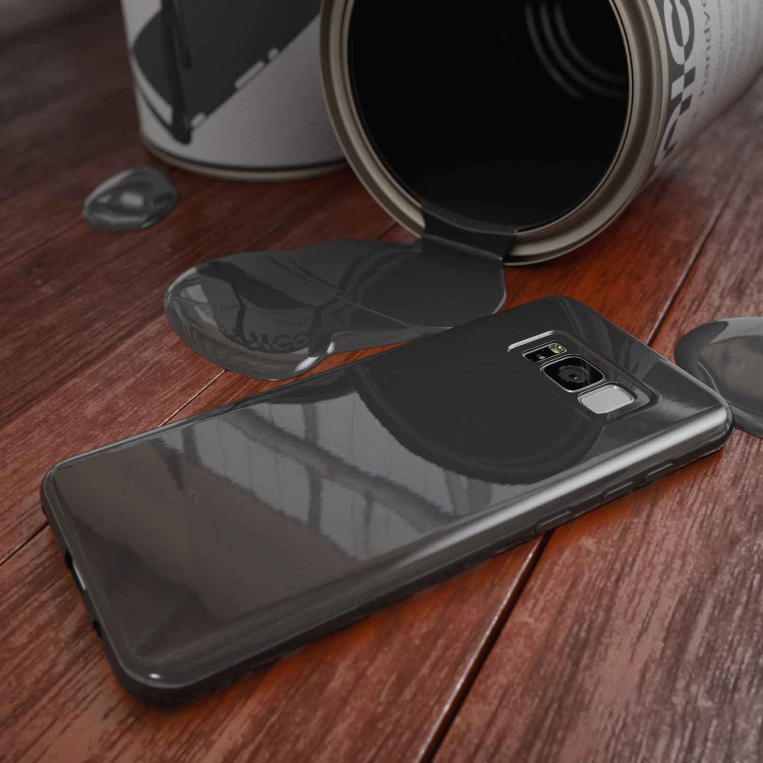 Samsung Galaxy S8 Hülle Handyhülle von NALIA, Slim Silikon Cover TPU Jelly Case
