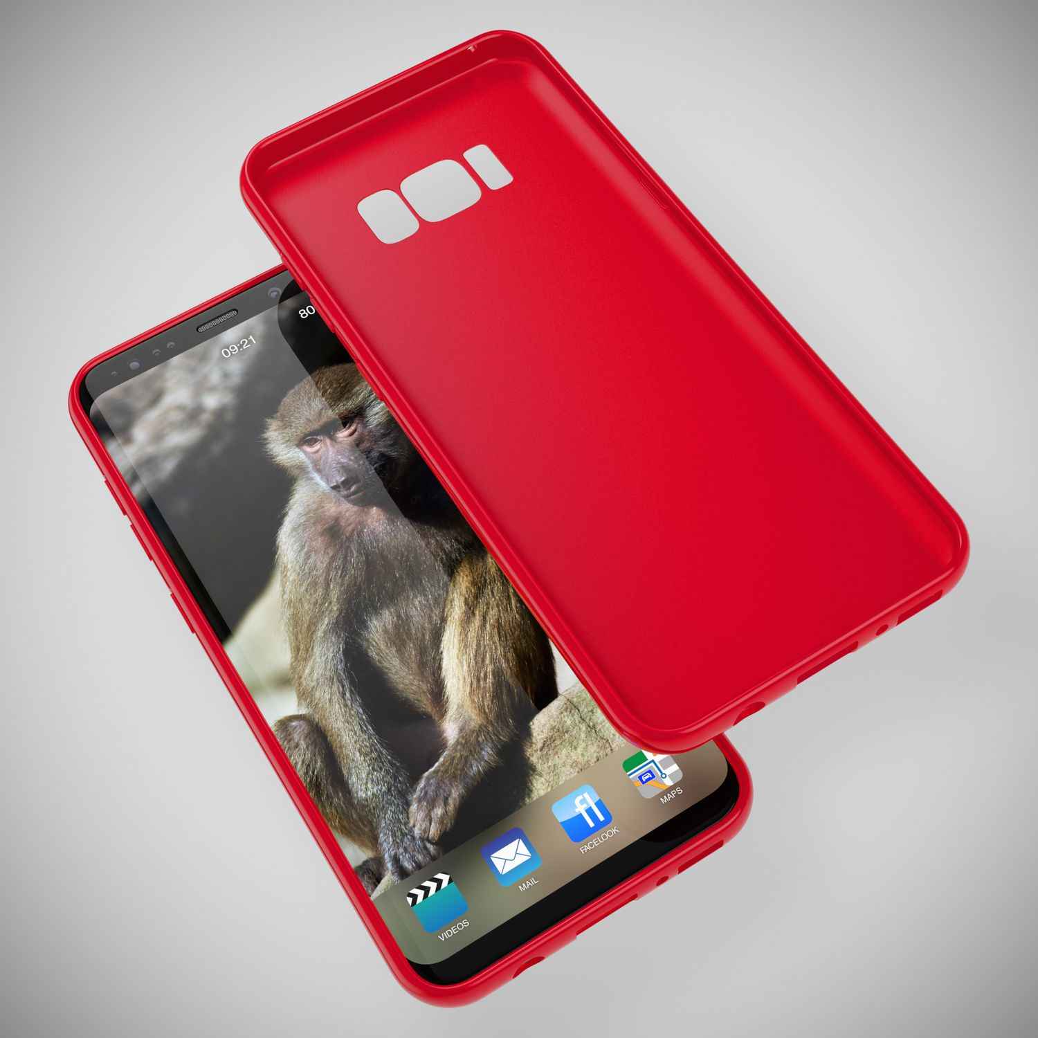 Samsung Galaxy S8 Hülle Handyhülle von NALIA, Slim Silikon Cover TPU Jelly Case