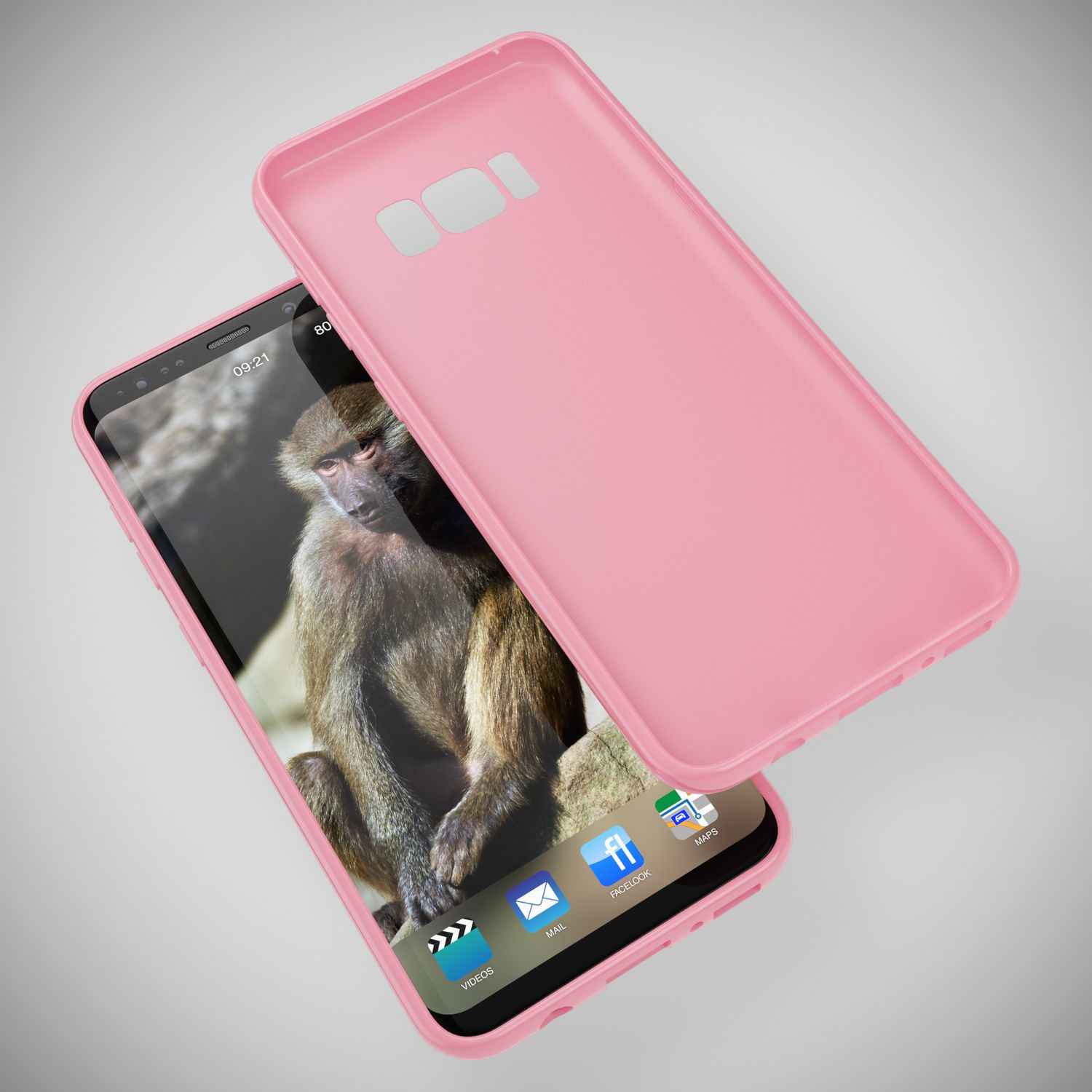 Samsung Galaxy S8 Hülle Handyhülle von NALIA, Slim Silikon Cover TPU Jelly Case
