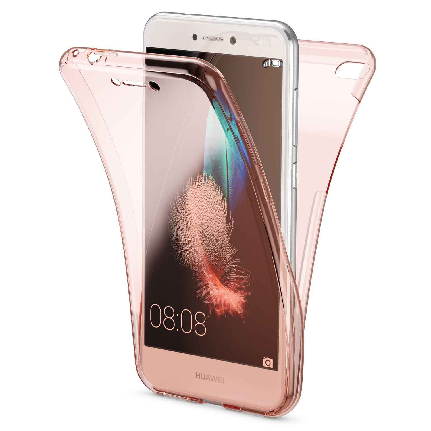 Huawei P8 Lite 2017 Hülle 360 Grad Handyhülle von NALIA, Full Cover Rundum Case