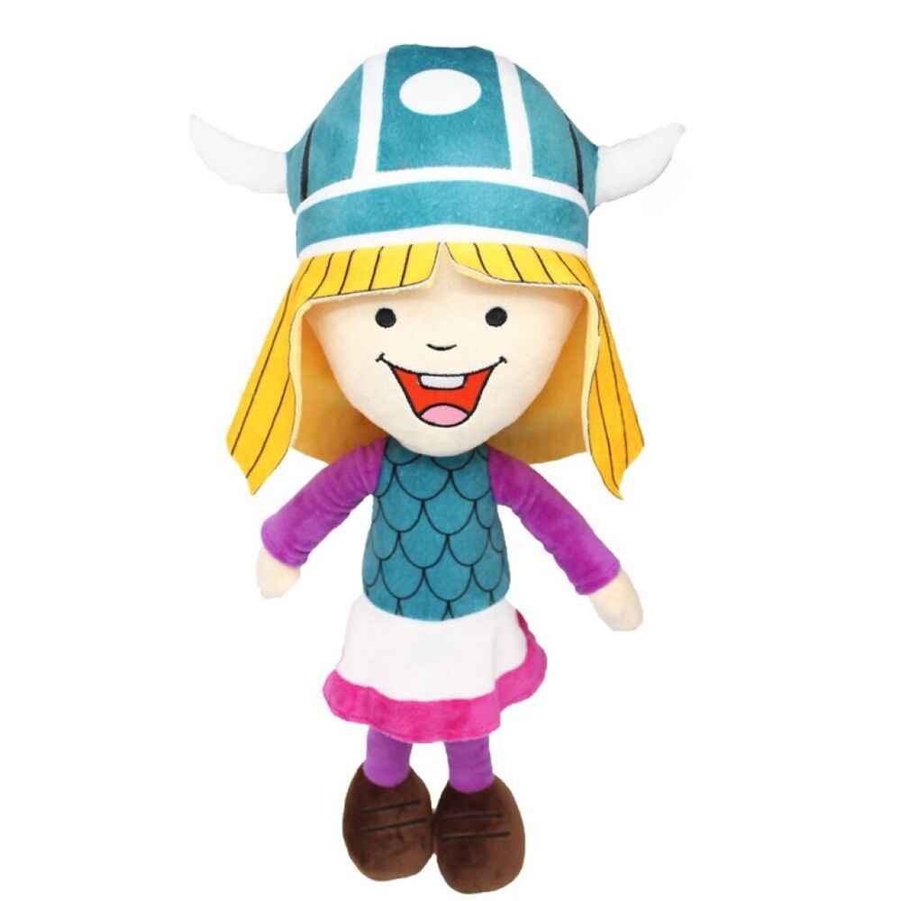 Wickie Kuscheltier - 30 cm Plüschtier Wickie und die starken Männer Stofftier