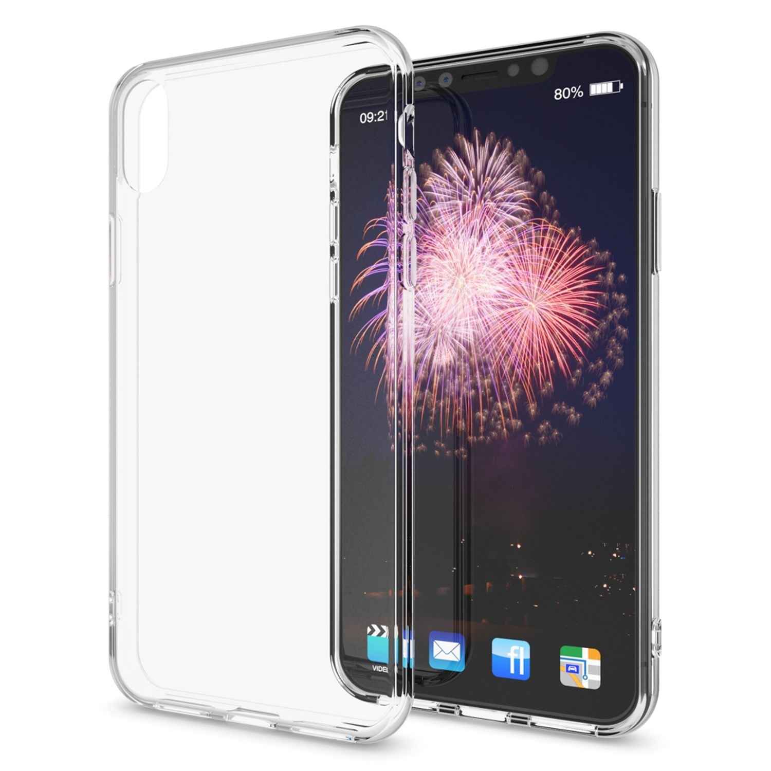 NALIA Handyhülle für Apple iPhone XS Max Hülle, Dünne Silikon Schutzhülle Case