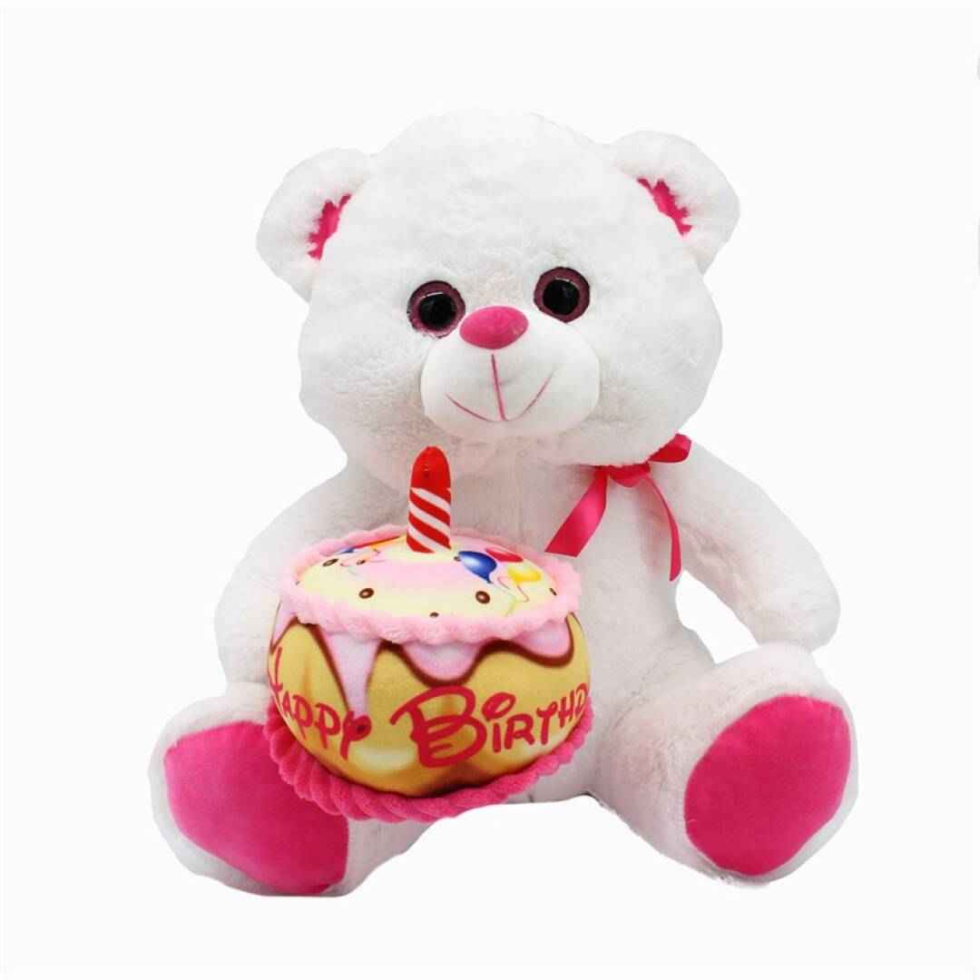 Happy Birthday Bärchen Kuscheltier - 28 cm Plüschtier Stofftier
