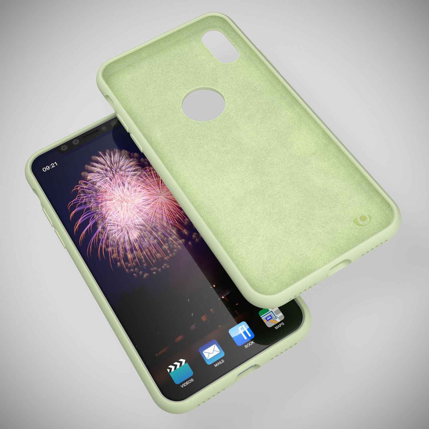 NALIA Hülle für Apple iPhone X, Liquid Silikon Handy Schutz Hard Case Cover