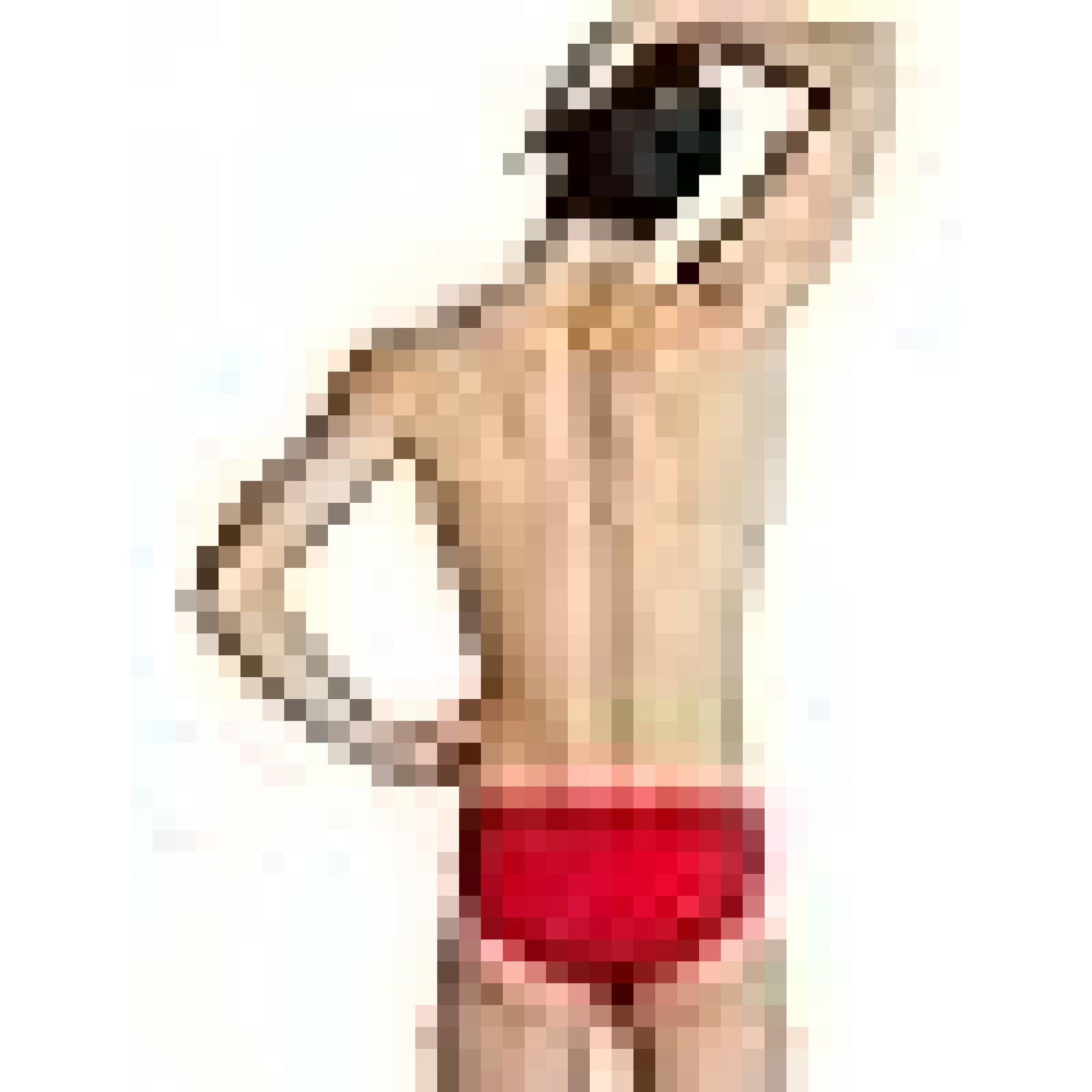 arena Herren Mens Team Swim Briefs Solid Badehosen Slip, Red-White, 44 EU Hauptansicht
