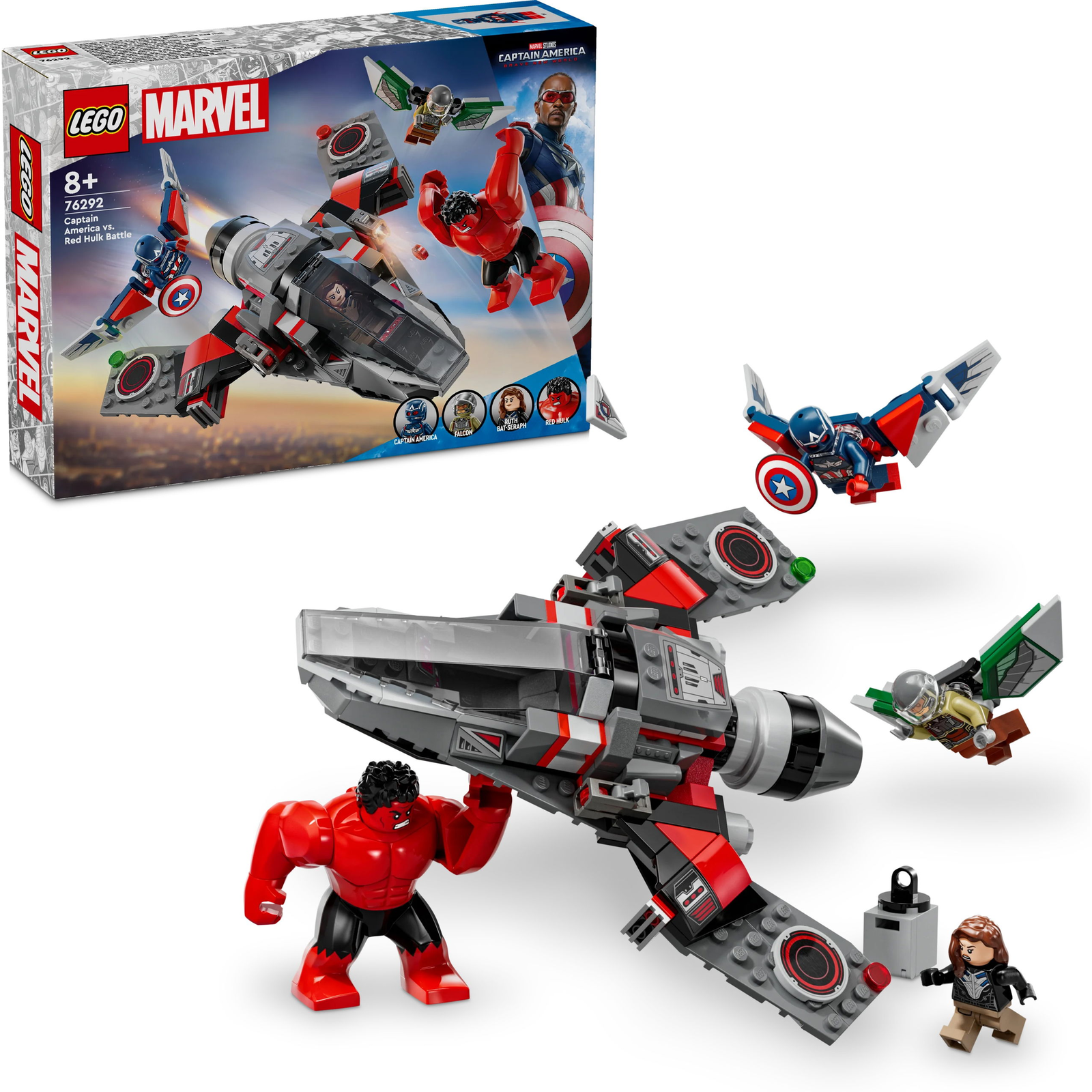 LEGO® Marvel 76292 Amerika Kapitány vs. Vörös Hulk csata (5702017598857)-0