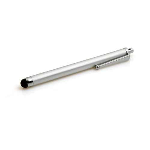SYSTEM-S Stylus Touch Pen Silber für Smartphone Tablet PC PDA
