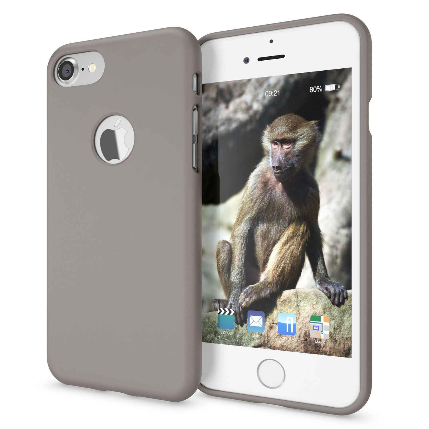 Apple iPhone 7 Handy Hülle von NALIA, Slim Silikon Neon Case Dünnes Phone Cover