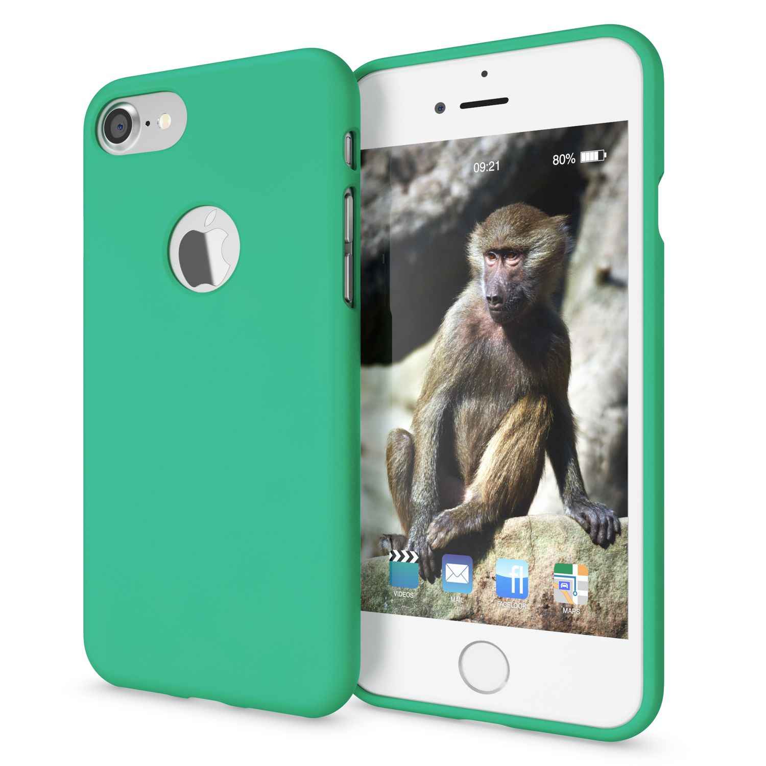 Apple iPhone 7 Handy Hülle von NALIA, Slim Silikon Neon Case Dünnes Phone Cover