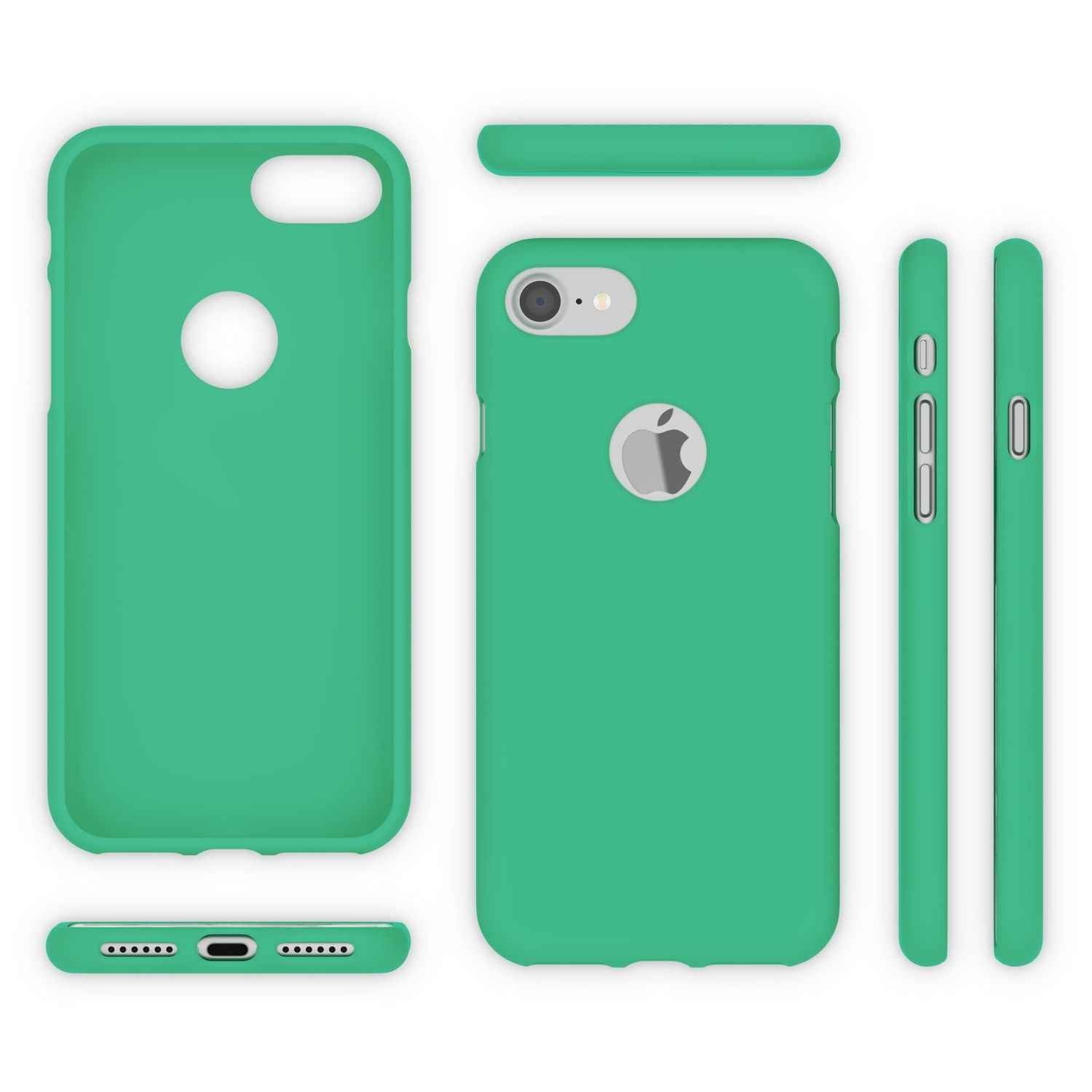 Apple iPhone 7 Handy Hülle von NALIA, Slim Silikon Neon Case Dünnes Phone Cover