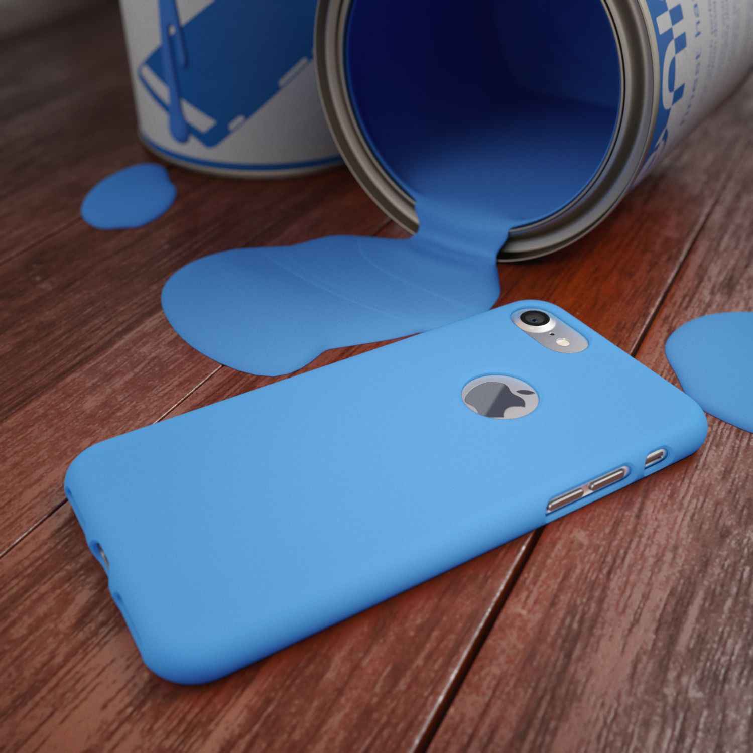 Apple iPhone 7 Handy Hülle von NALIA, Slim Silikon Neon Case Dünnes Phone Cover