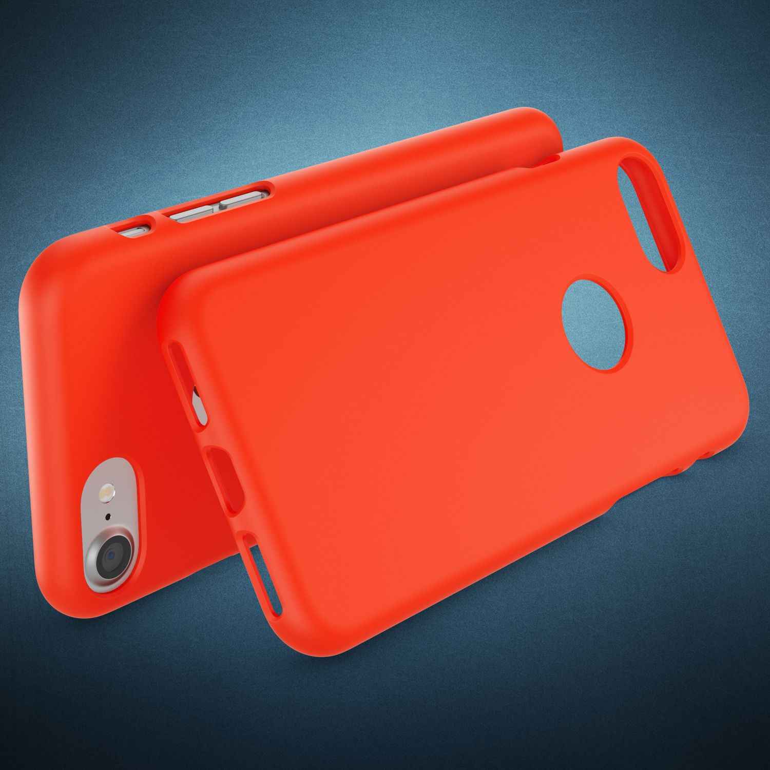 Apple iPhone 7 Handy Hülle von NALIA, Slim Silikon Neon Case Dünnes Phone Cover