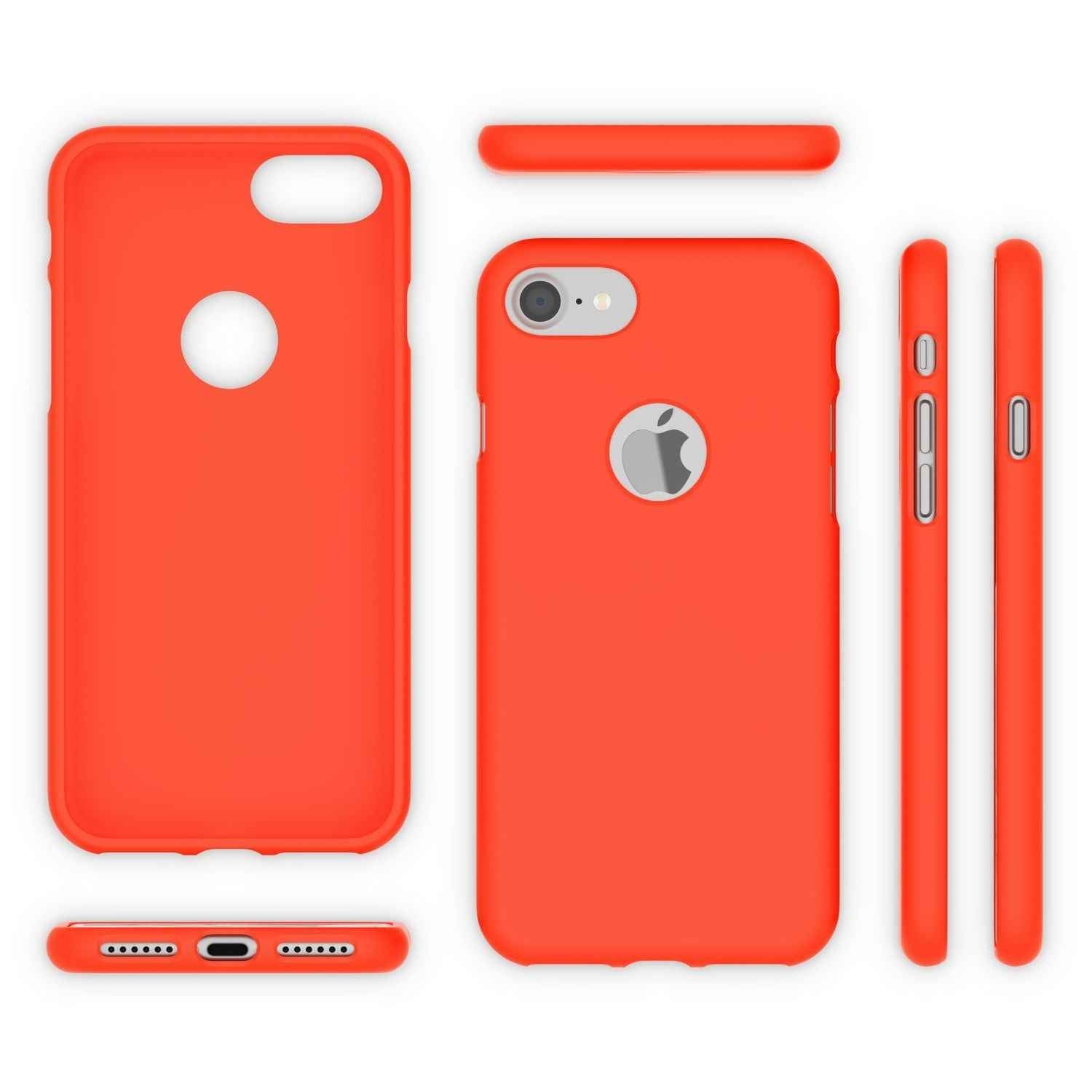 Apple iPhone 7 Handy Hülle von NALIA, Slim Silikon Neon Case Dünnes Phone Cover