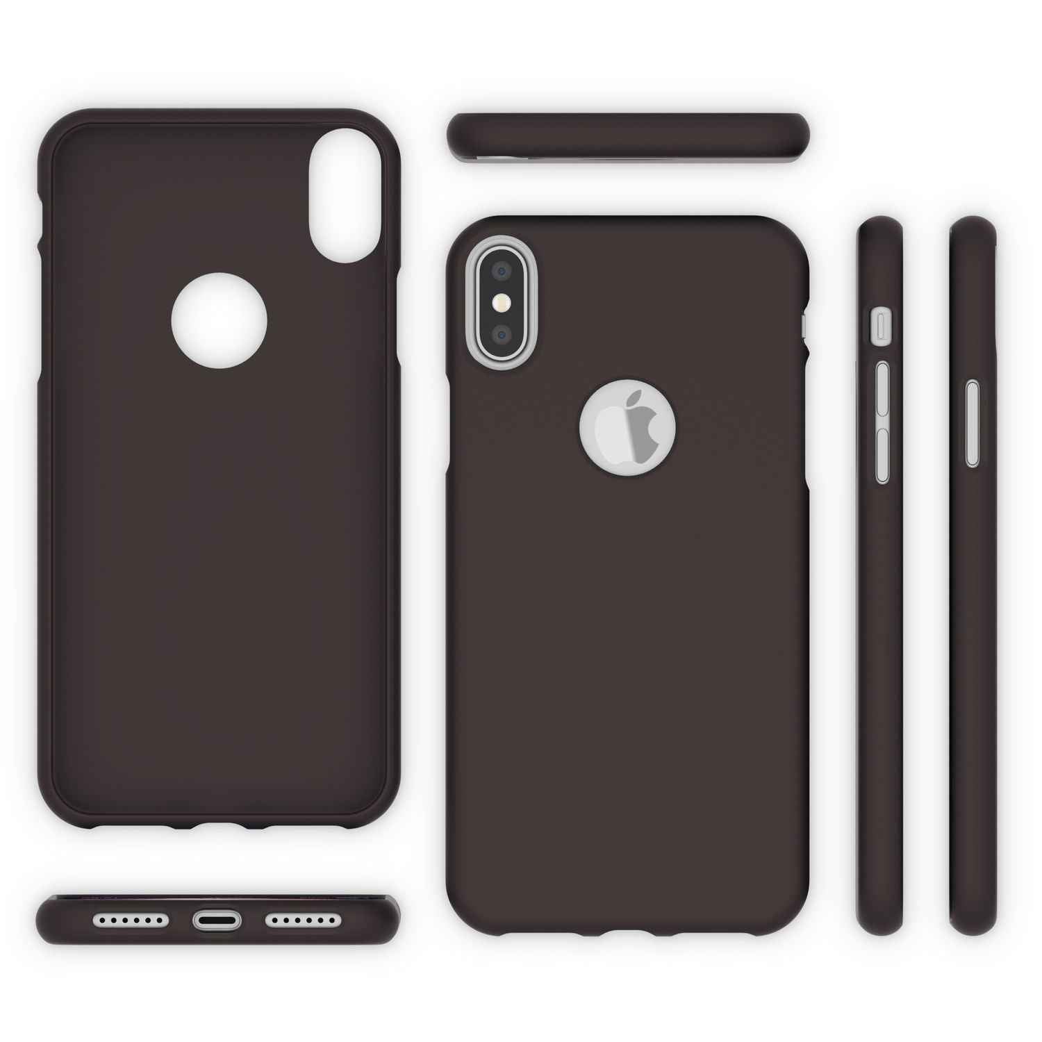 NALIA Handyhülle für Apple iPhone XS Max, Ultra-Slim TPU Hülle Silikon Neon Case