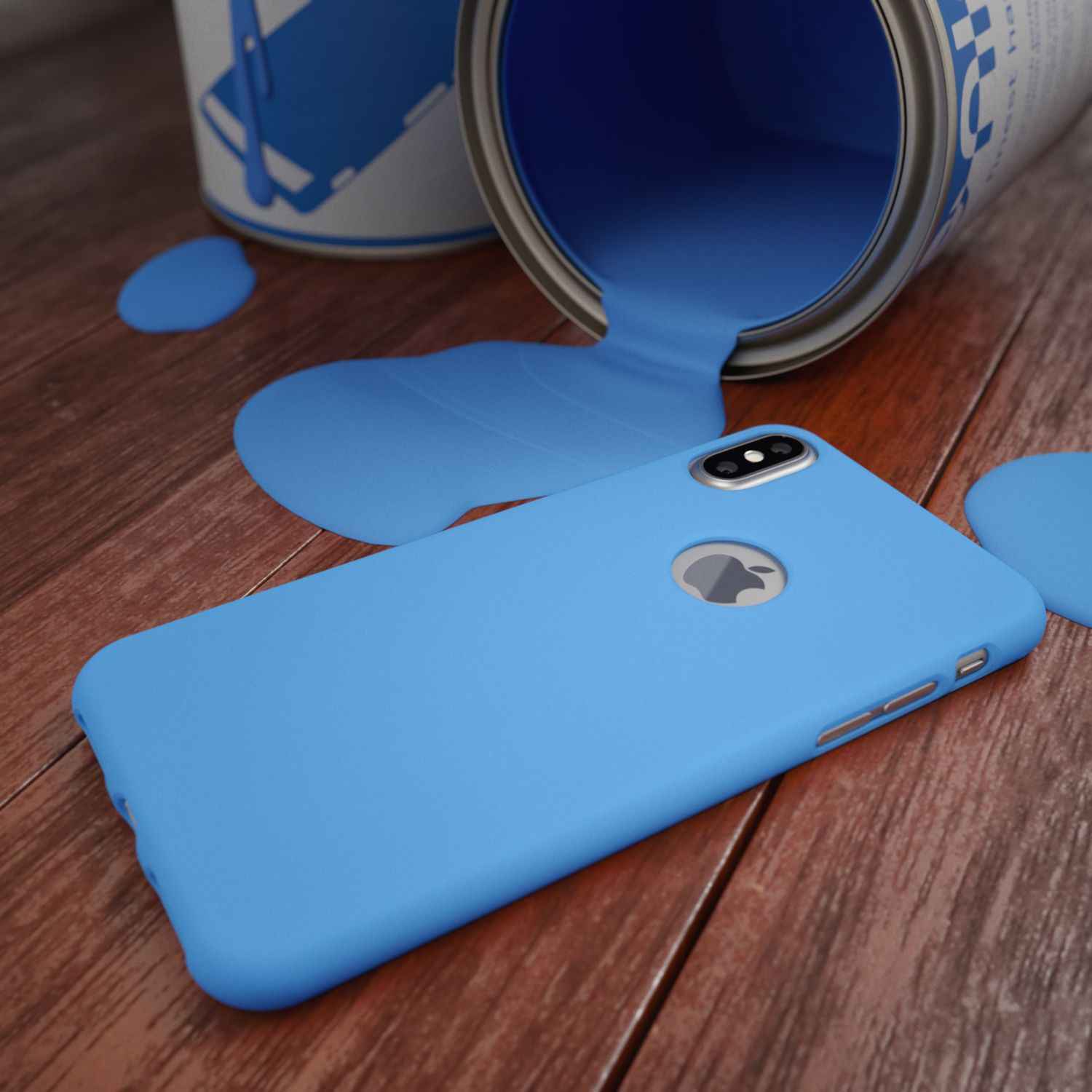 NALIA Handyhülle für Apple iPhone XS Max, Ultra-Slim TPU Hülle Silikon Neon Case