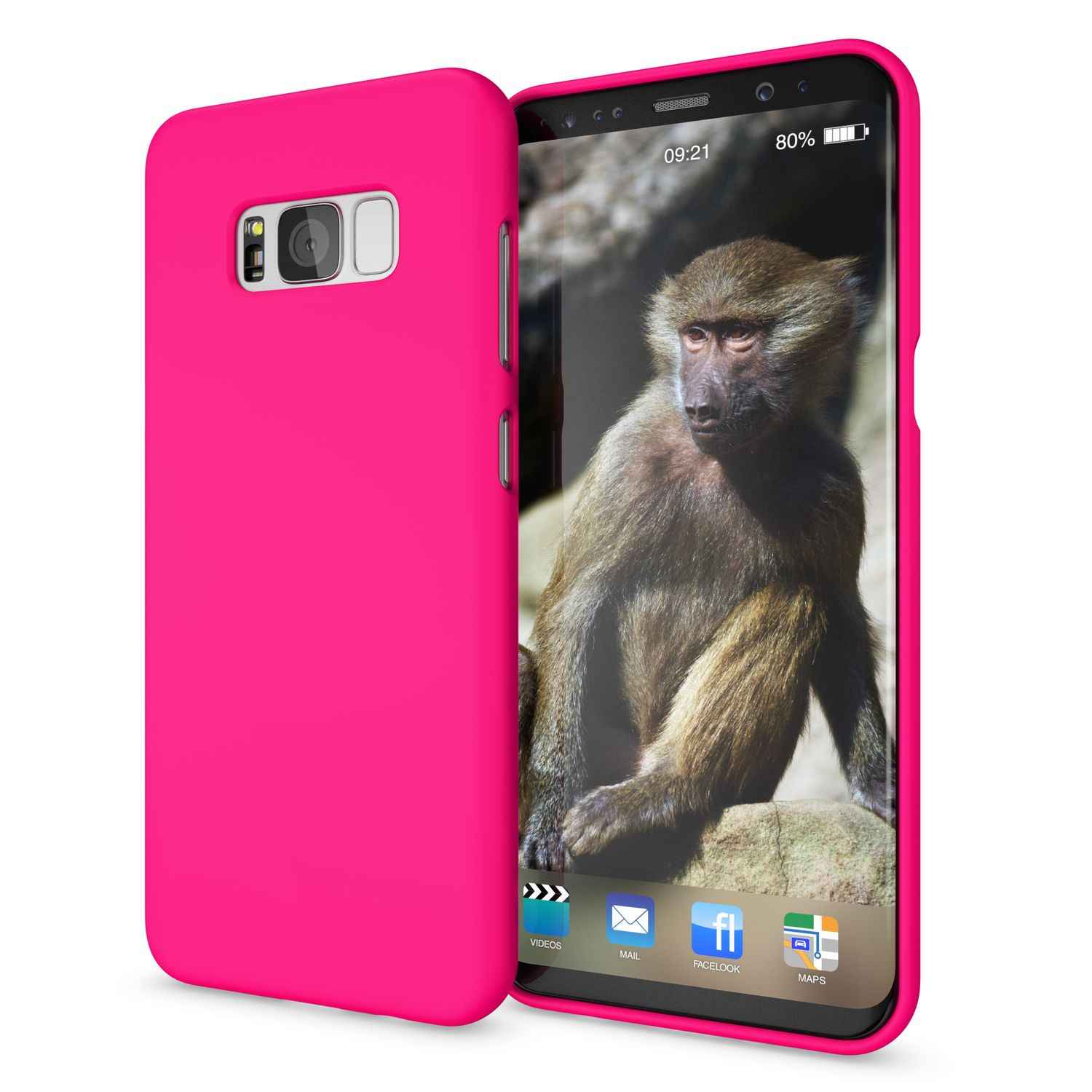 Samsung Galaxy S8 Handy Hülle von NALIA, Ultra Slim TPU Silikon Neon Case Schutz