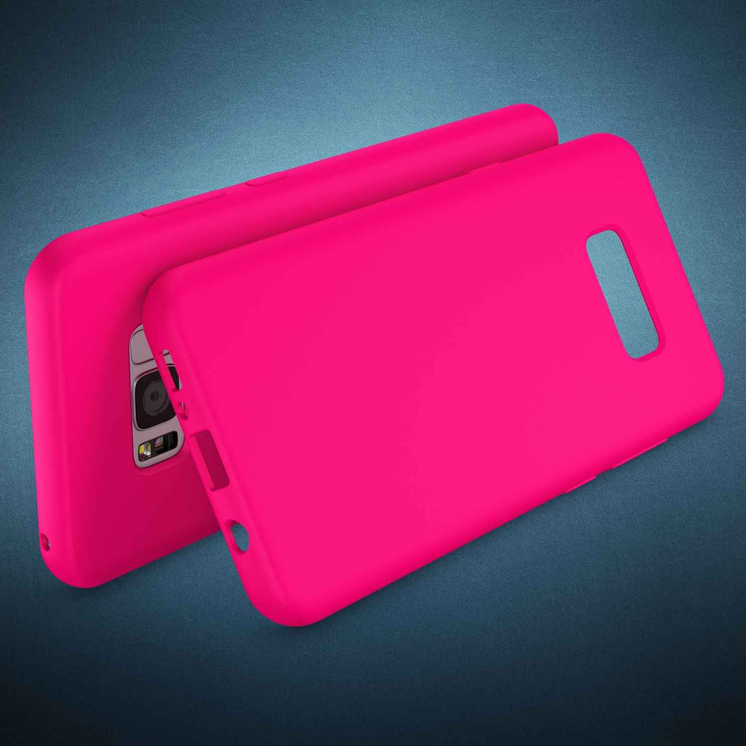 Samsung Galaxy S8 Plus Handy Hülle von NALIA, Ultra-Slim TPU Silikon Neon Case