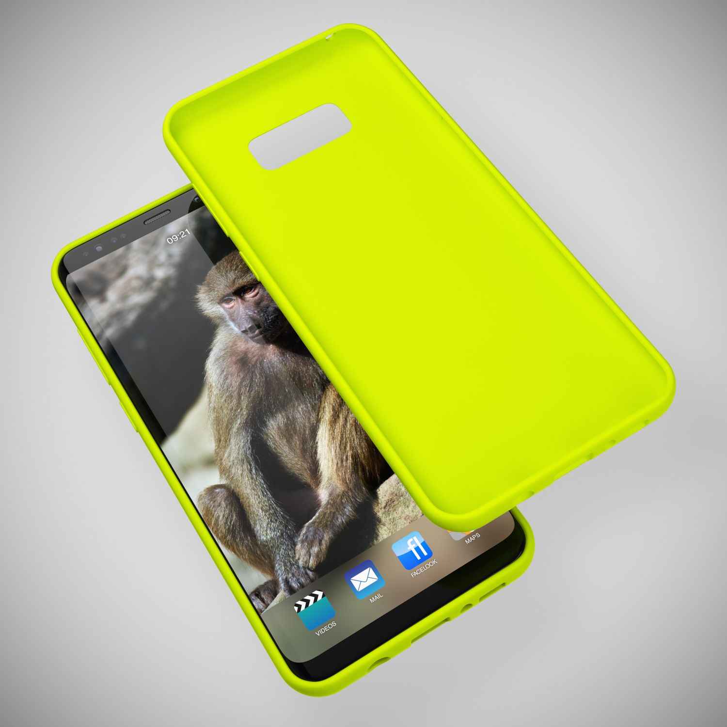 Samsung Galaxy S8 Plus Handy Hülle von NALIA, Ultra-Slim TPU Silikon Neon Case