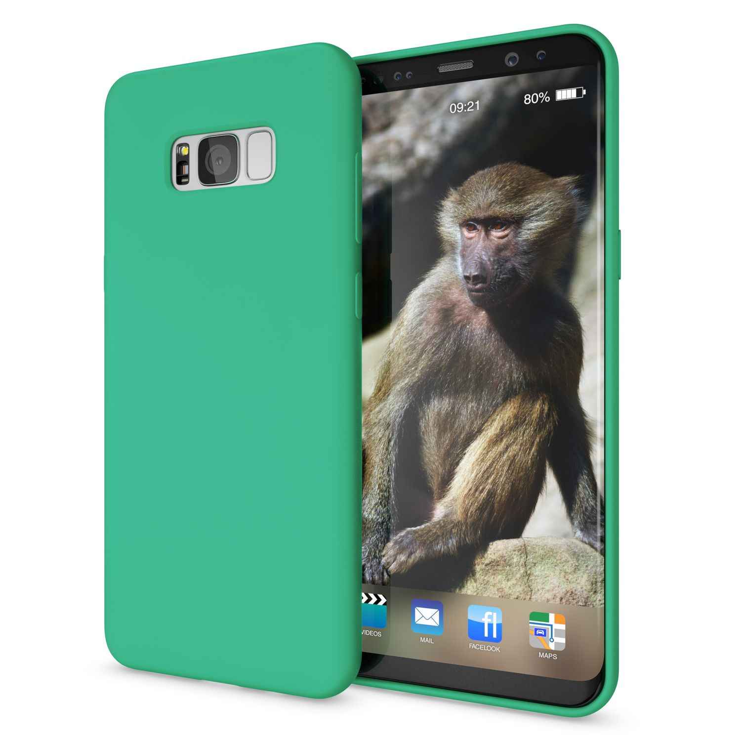 Samsung Galaxy S8 Plus Handy Hülle von NALIA, Ultra-Slim TPU Silikon Neon Case