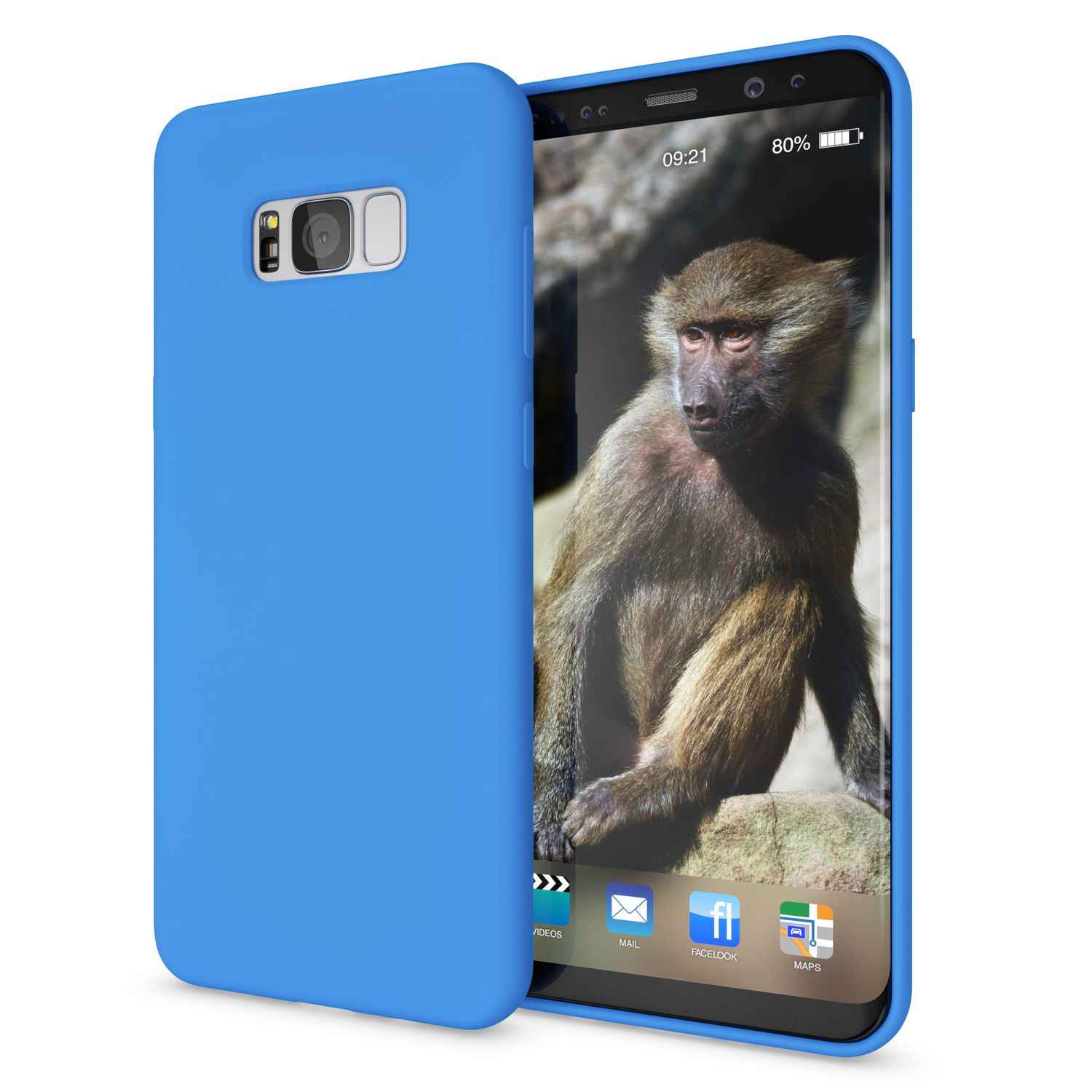 Samsung Galaxy S8 Plus Handy Hülle von NALIA, Ultra-Slim TPU Silikon Neon Case