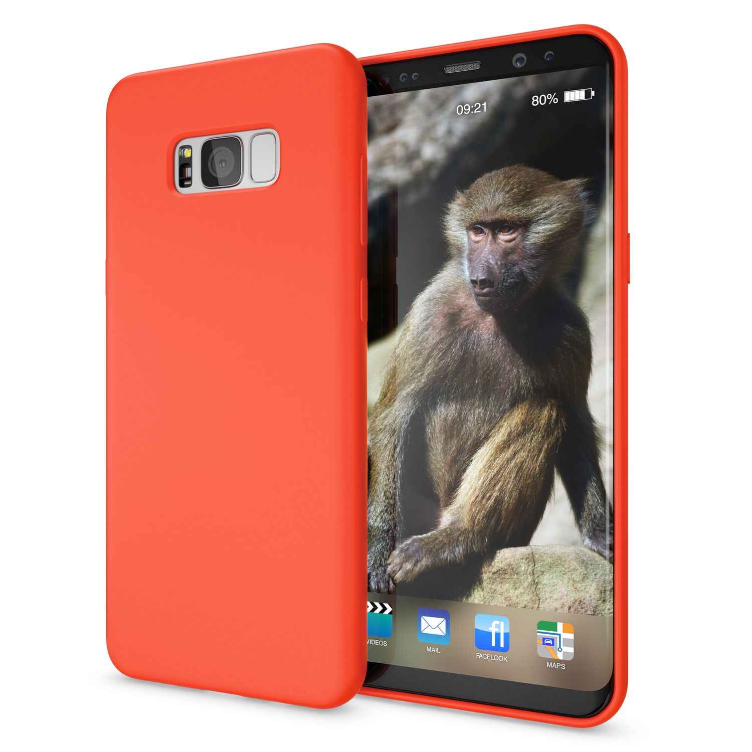 Samsung Galaxy S8 Plus Handy Hülle von NALIA, Ultra-Slim TPU Silikon Neon Case