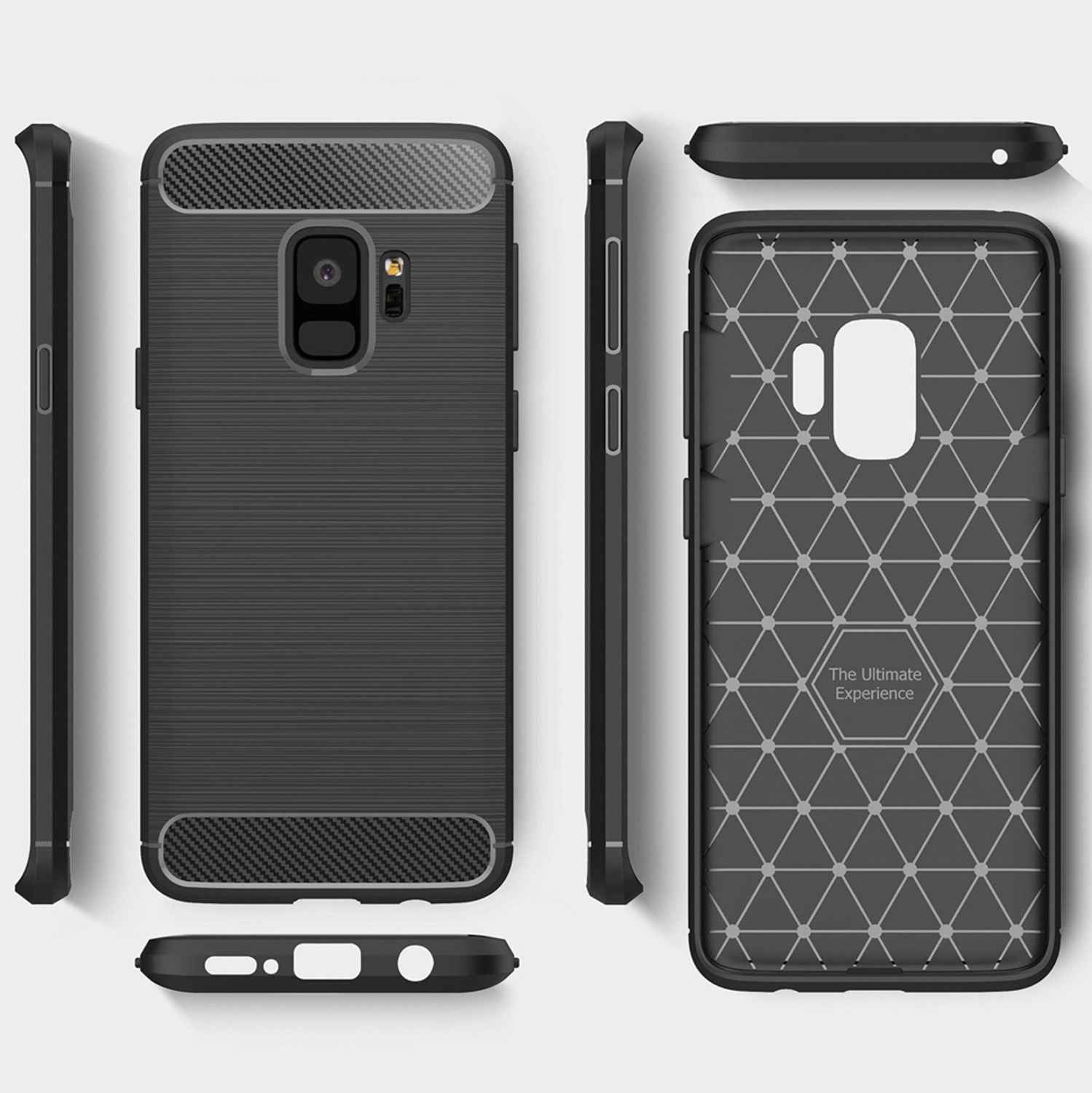Samsung Galaxy S9 Handy Hülle von NALIA, Ultra Slim Silikon Case Cover Schutz