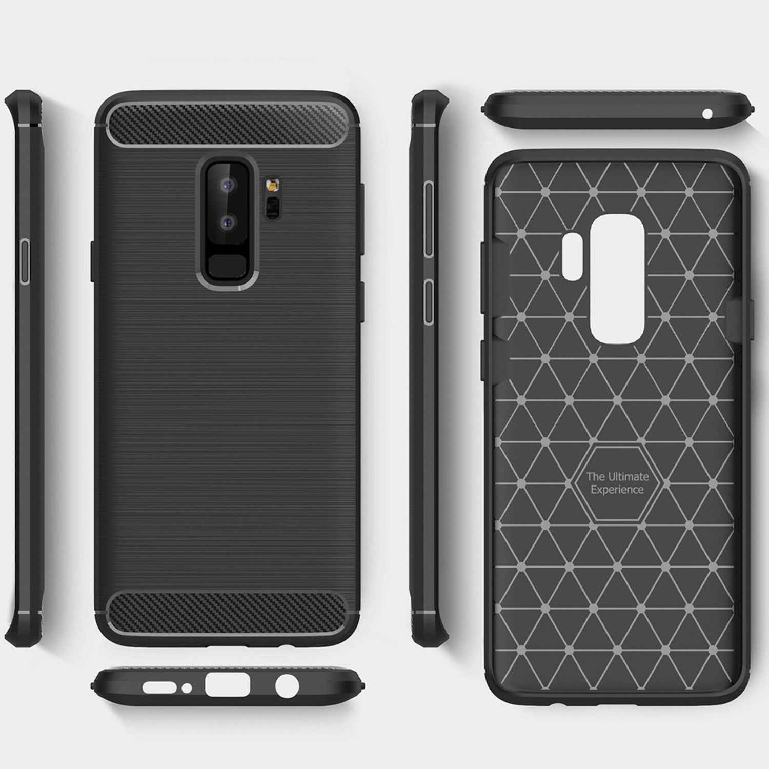 Samsung Galaxy S9 Plus Handy Hülle von NALIA, Ultra Slim Silikon Case Cover Etui