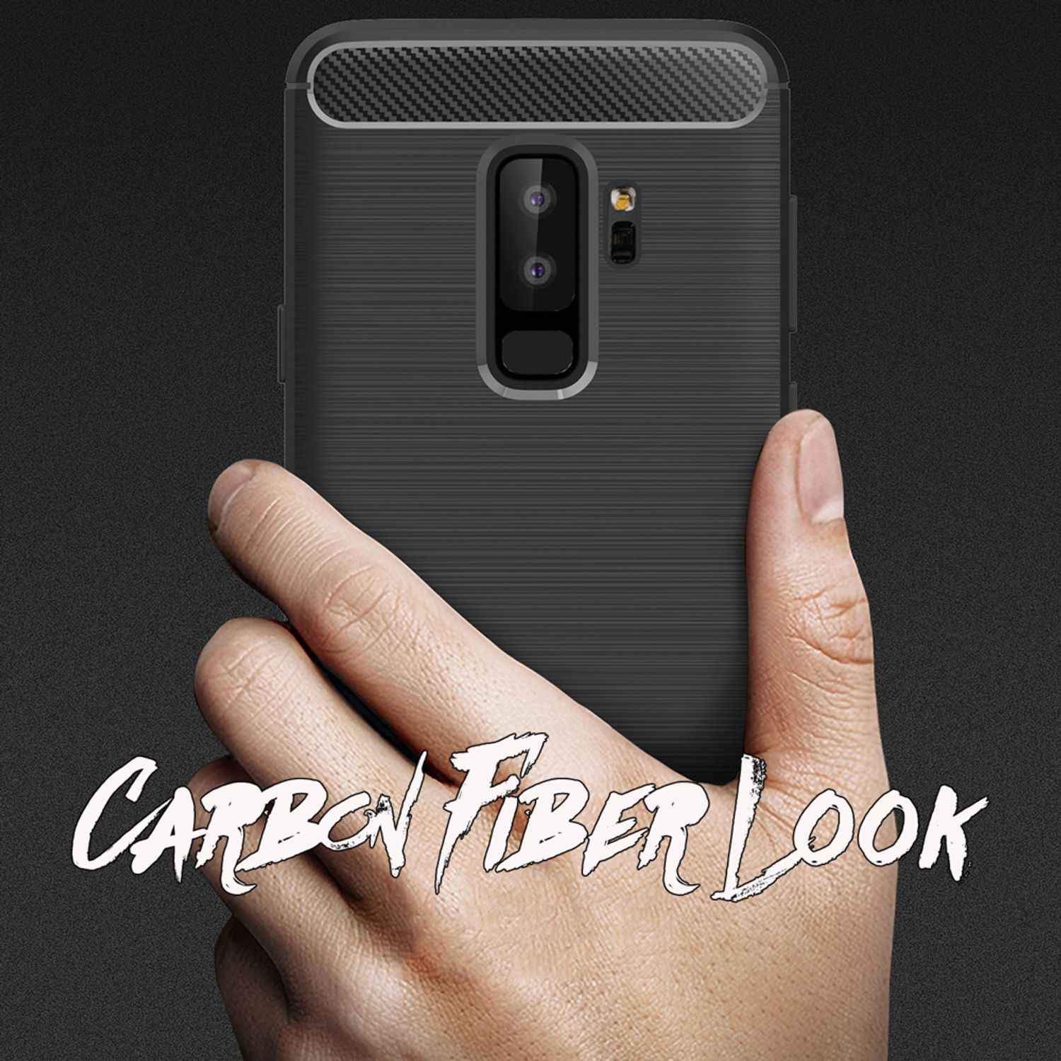 Samsung Galaxy S9 Plus Handy Hülle von NALIA, Ultra Slim Silikon Case Cover Etui