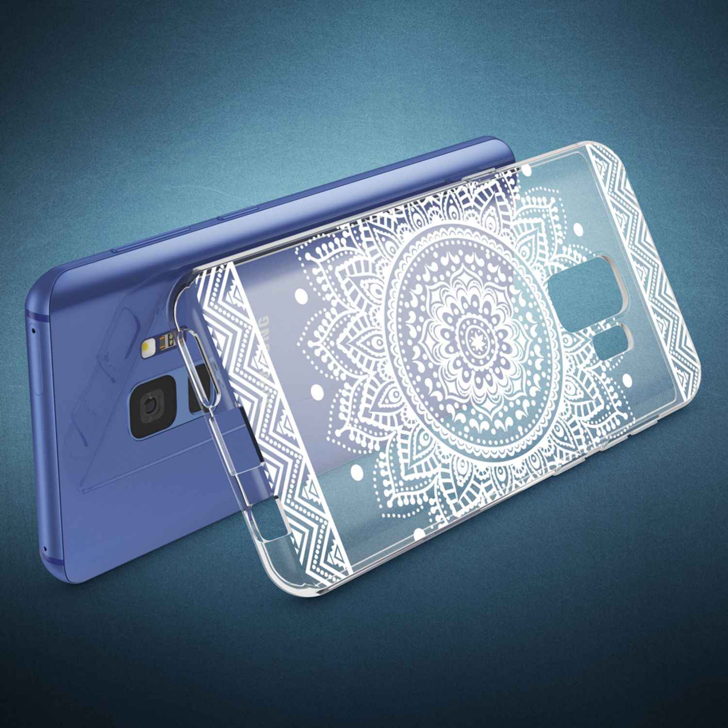 Samsung Galaxy S9 Hülle Handyhülle von NALIA, Slim Silikon Motiv Case Schutzhülle