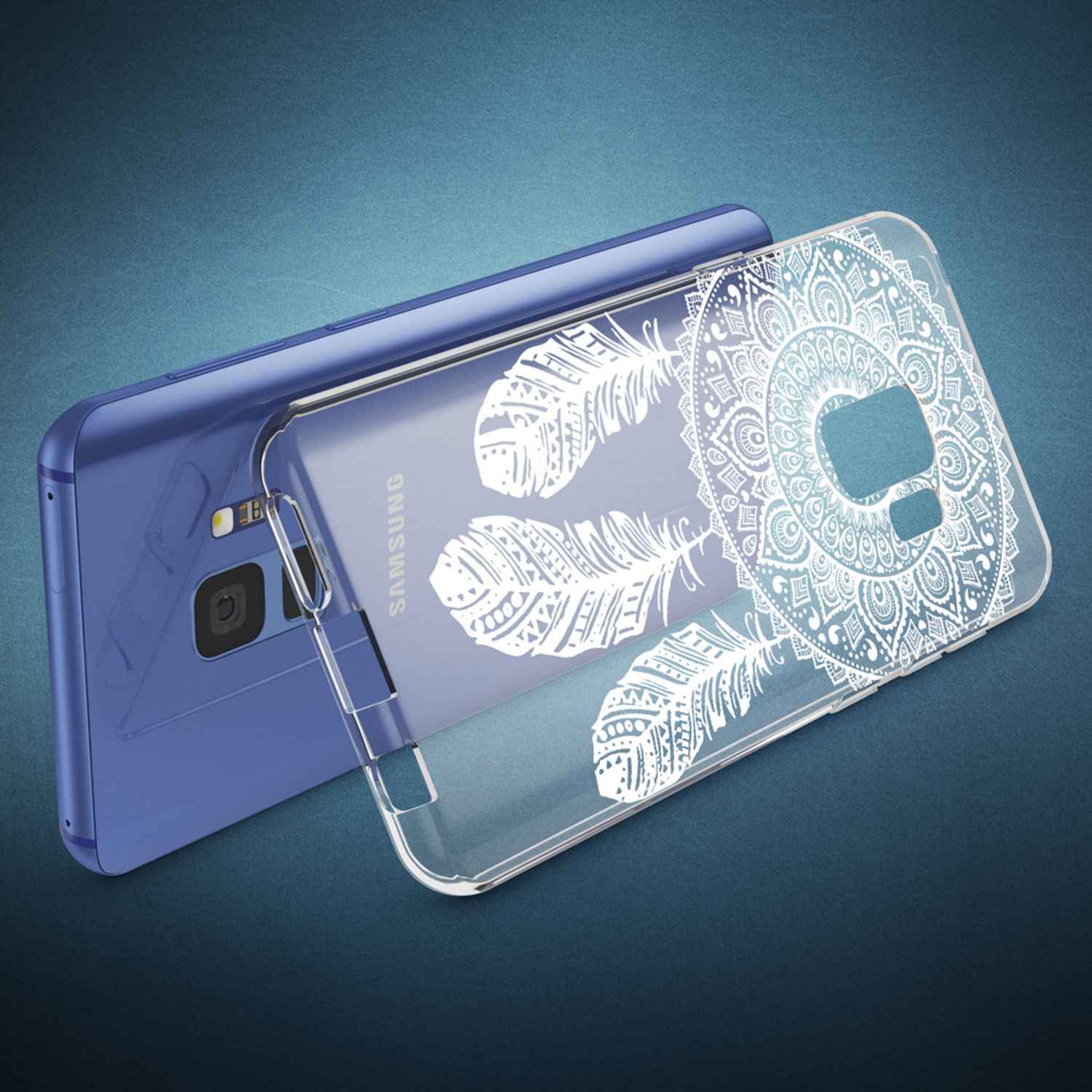 Samsung Galaxy S9 Hülle Handyhülle von NALIA, Slim Silikon Motiv Case Schutzhülle