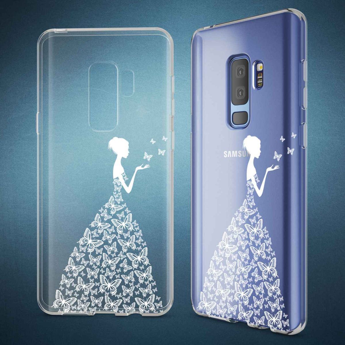 Samsung Galaxy S9 Plus Hülle Handyhülle von NALIA, Slim Silikon Motiv Case Schutzhülle