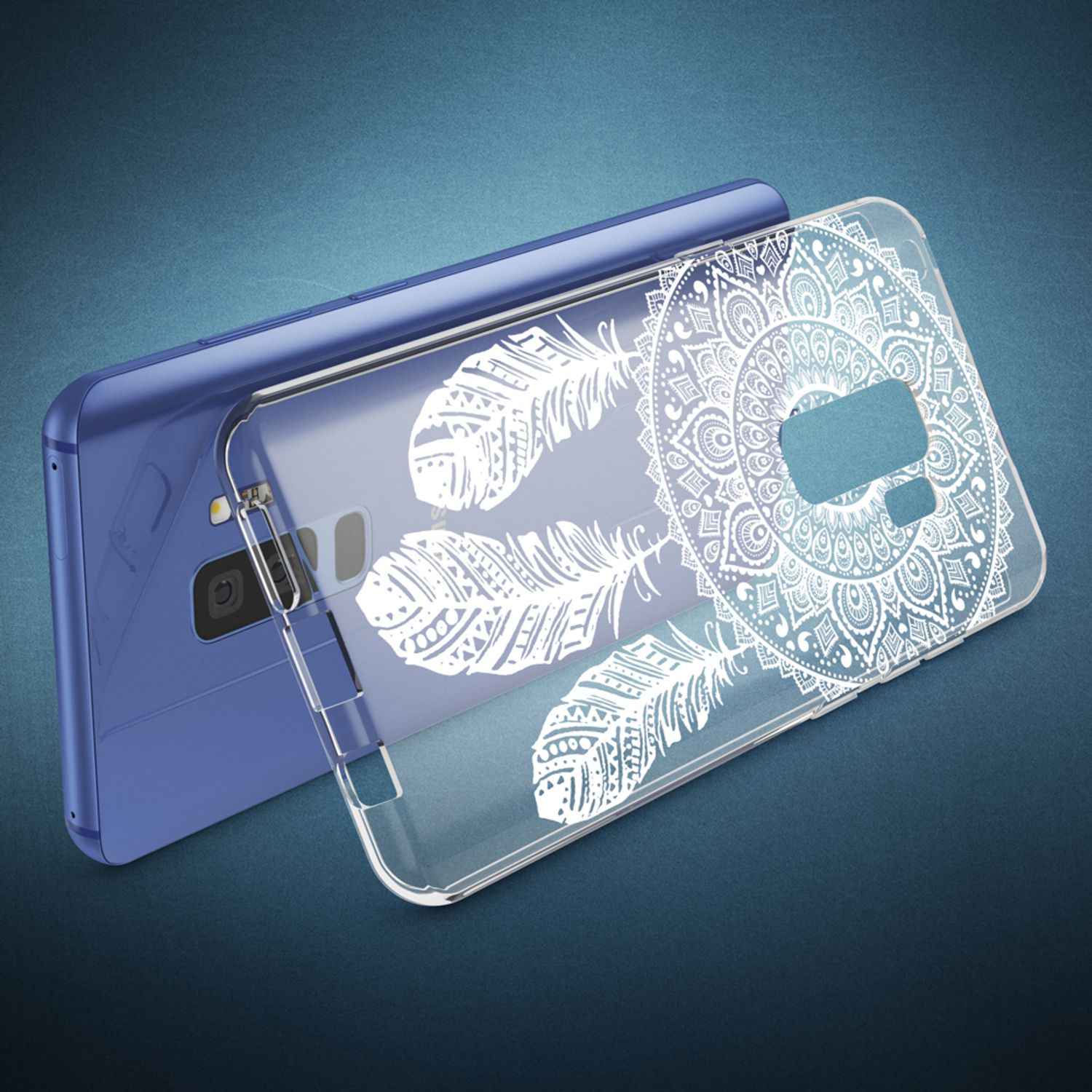 Samsung Galaxy S9 Plus Hülle Handyhülle von NALIA, Slim Silikon Motiv Case Schutzhülle