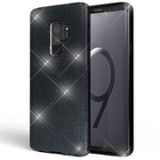 NALIA Handy Hülle für Samsung Galaxy S9 Plus, Glitzer Case Cover Tasche Bumper