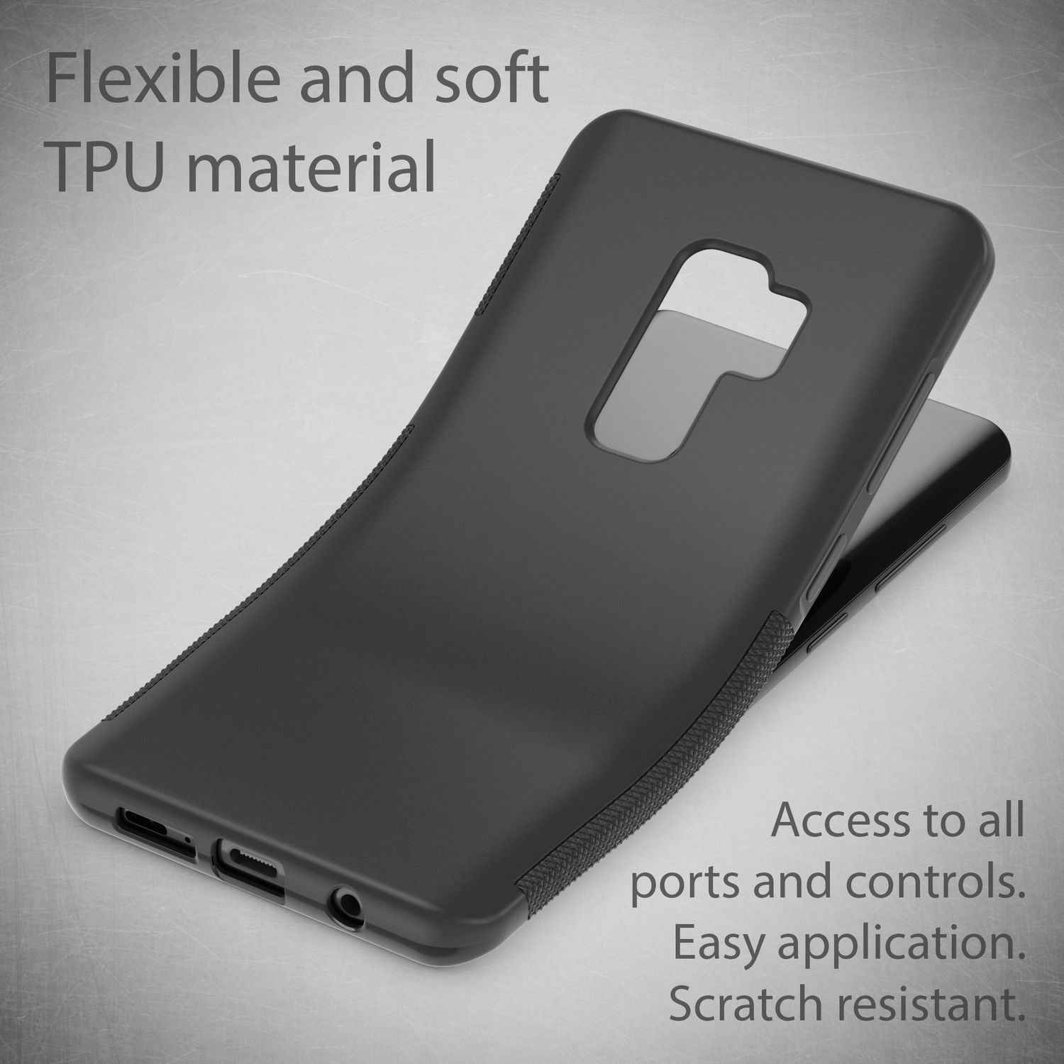 Samsung Galaxy S9 Plus Handy Hülle von NALIA, Silikon Case Cover Bumper Etui