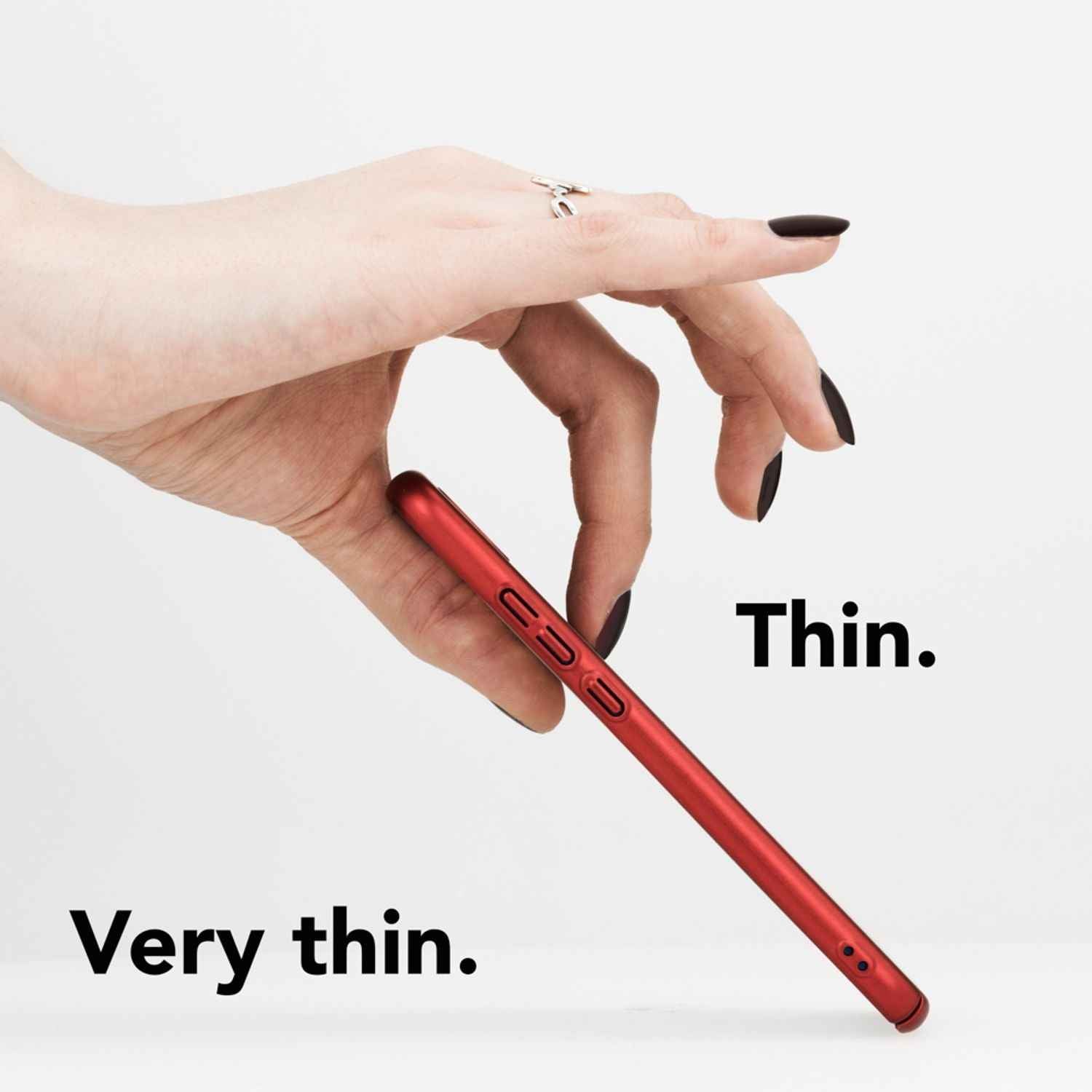 Huawei P20 Handy Hülle von NALIA Dünnes Hard Case Schutz Etui Slim Matt Cover