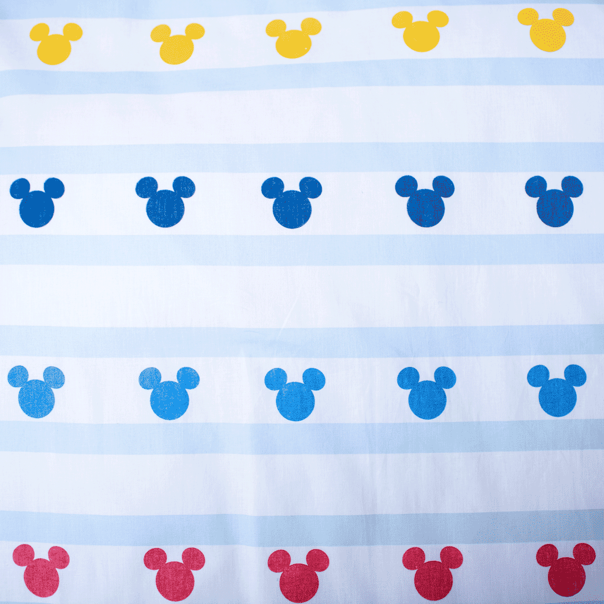 Kinder-Bettwäsche Micky Maus 100 x 135 cm 2-teilig Baumwolle weiß | Tinisu