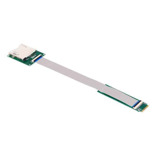 SYSTEM-S CFexpress Kabel 20cm Typ B Buchse zu NVME M-key M.2 NGFF Stecker Adapter in Grün