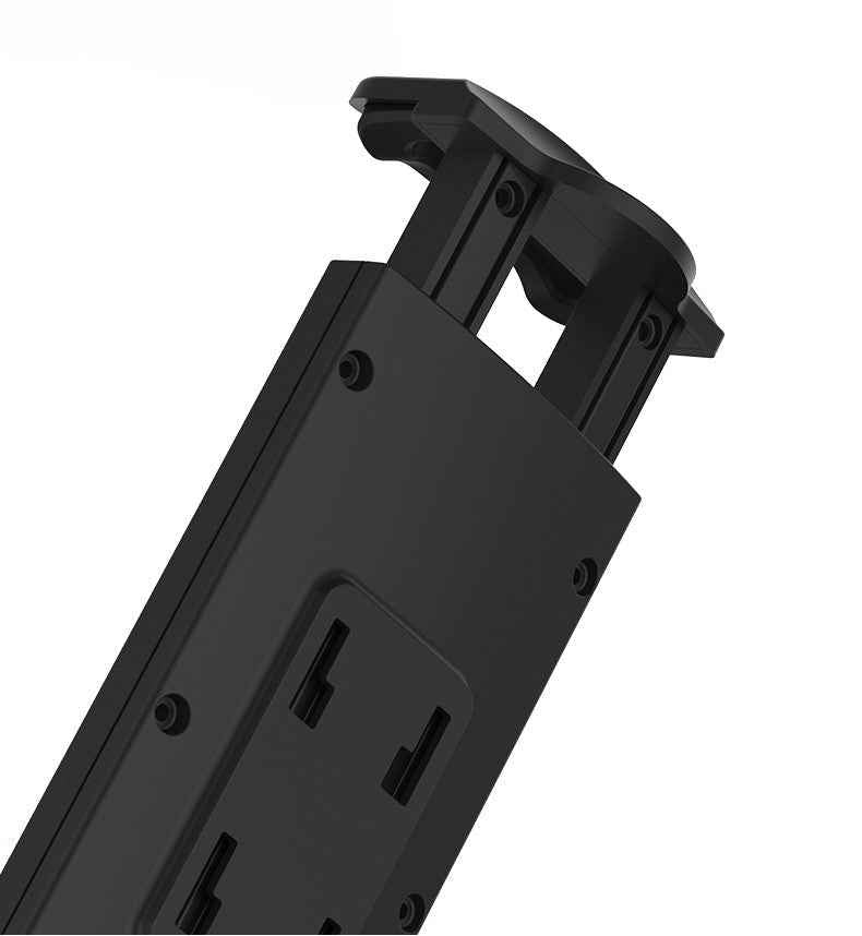 SYSTEM-S Tischhalterung 360° Schwanenhals flexibel Ständer für Tablet Smartphone Schwarz