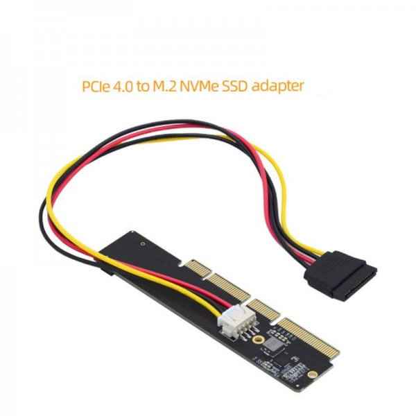 SYSTEM-S NGFF Adapter M.2 Key NVME AHCI SSD zu PCI E 3.0 35 cm Kabel für 110 80 mm SSD