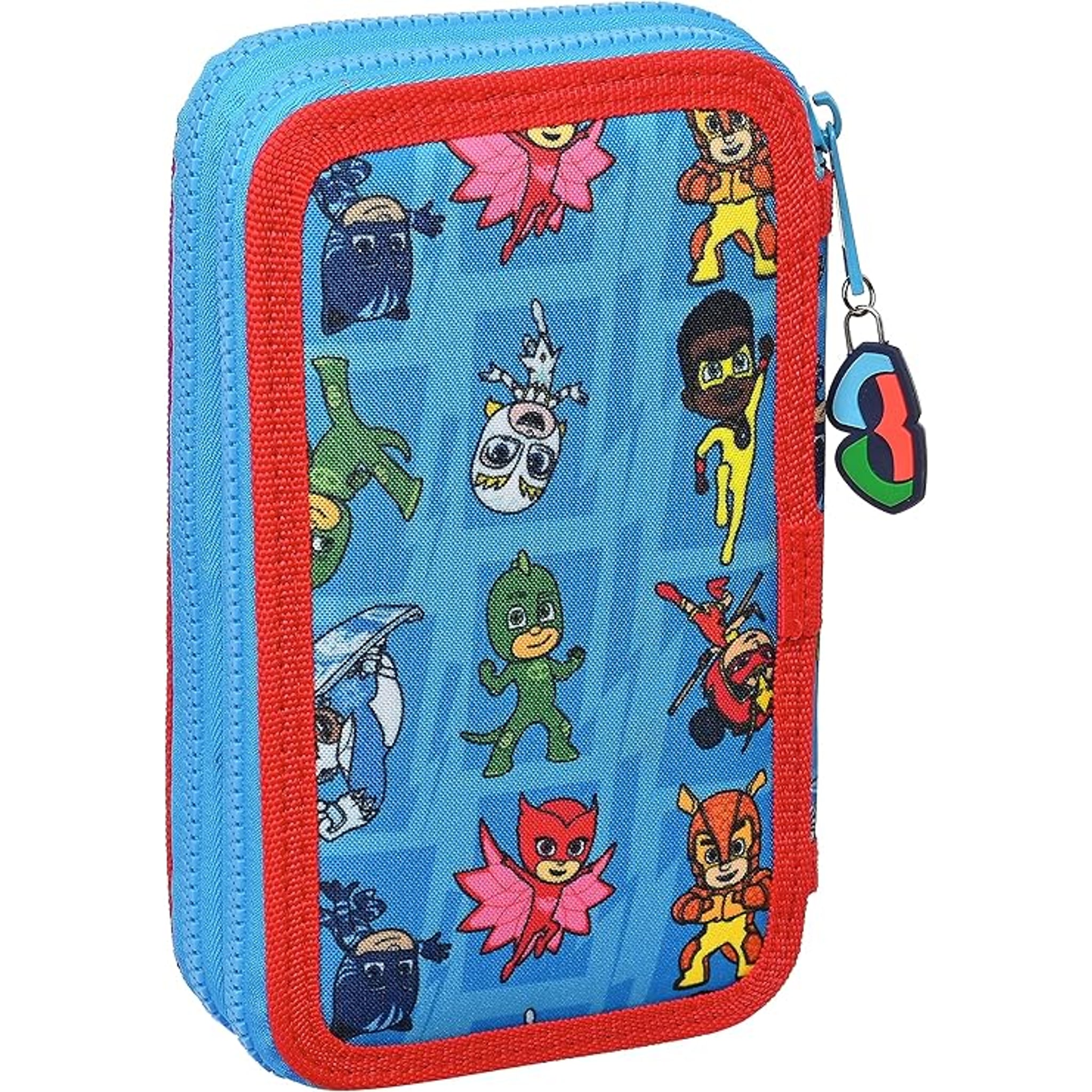 SAFTA S.A Doppelmäppchen in Blau, 19,5×12,5×5,5 cm – Produktbild 5