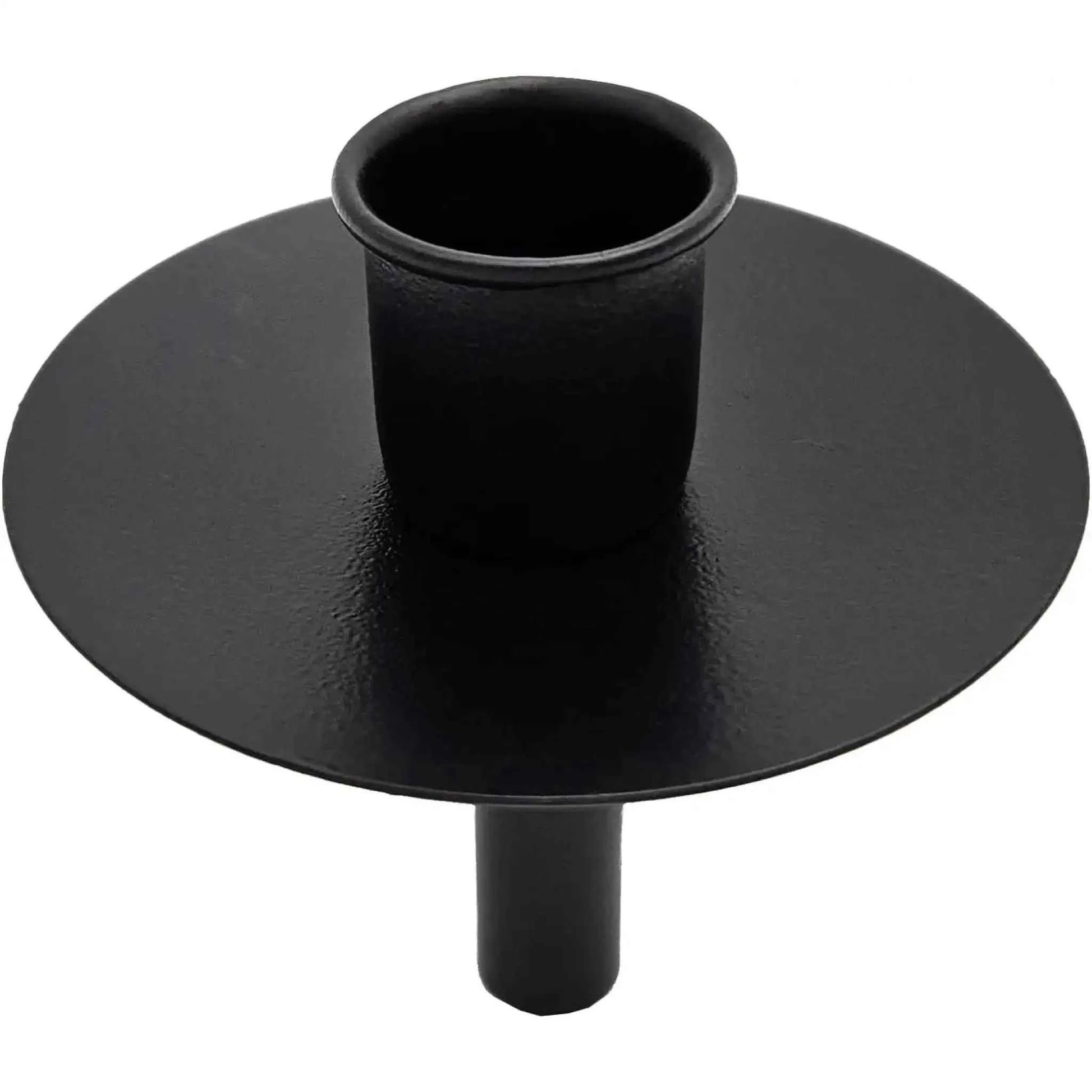 4 STÜCK Kerzenhalter für Flaschen Metall schwarz Kerze Flasche Stabkerzenhalter