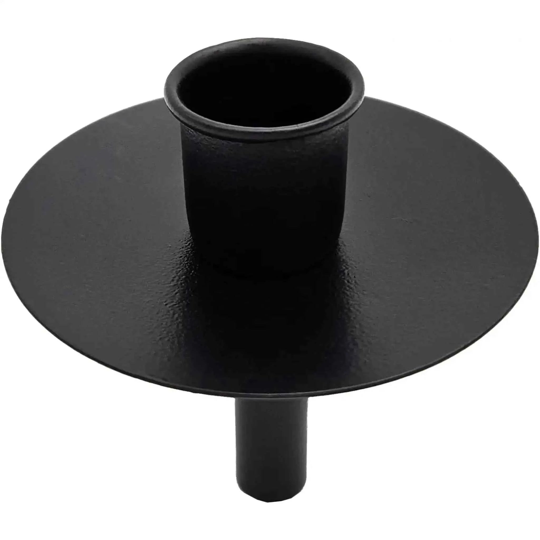 4 STÜCK Kerzenhalter für Flaschen Metall schwarz Kerze Flasche Stabkerzenhalter