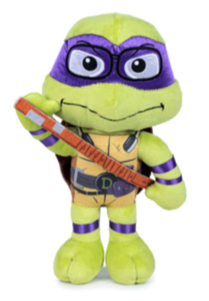 Teenage Mutant Ninja Turtles Donatello Kuscheltier - 22 cm Plüschtier TMNT Stofftier
