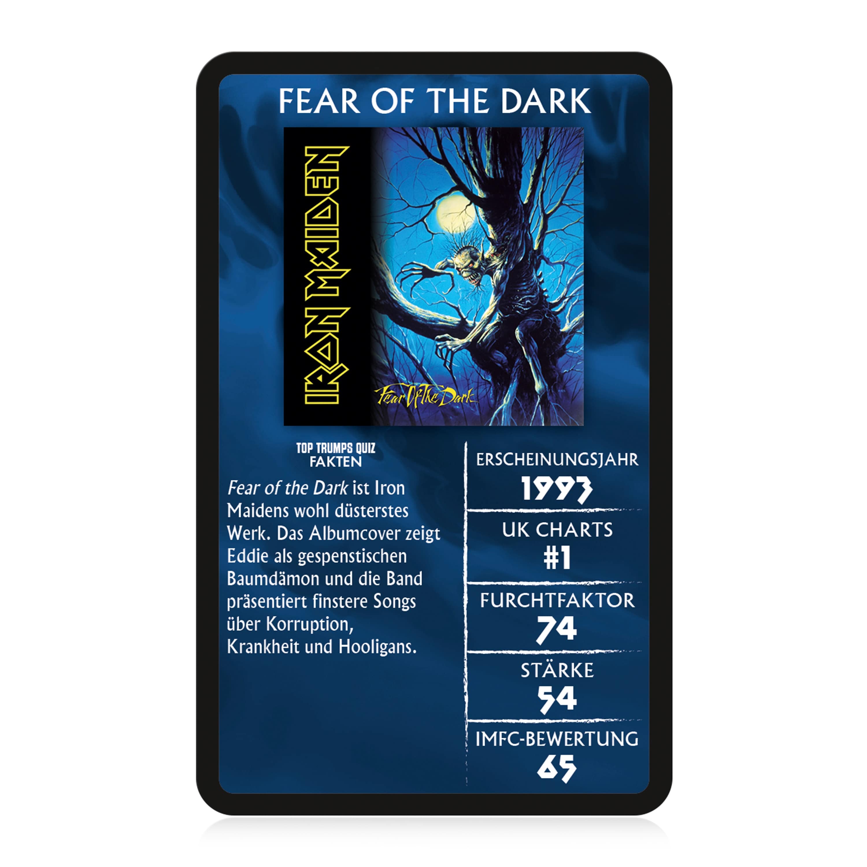 Top Trumps Kartenspiel Iron Maiden Collectables Blau | Tinisu